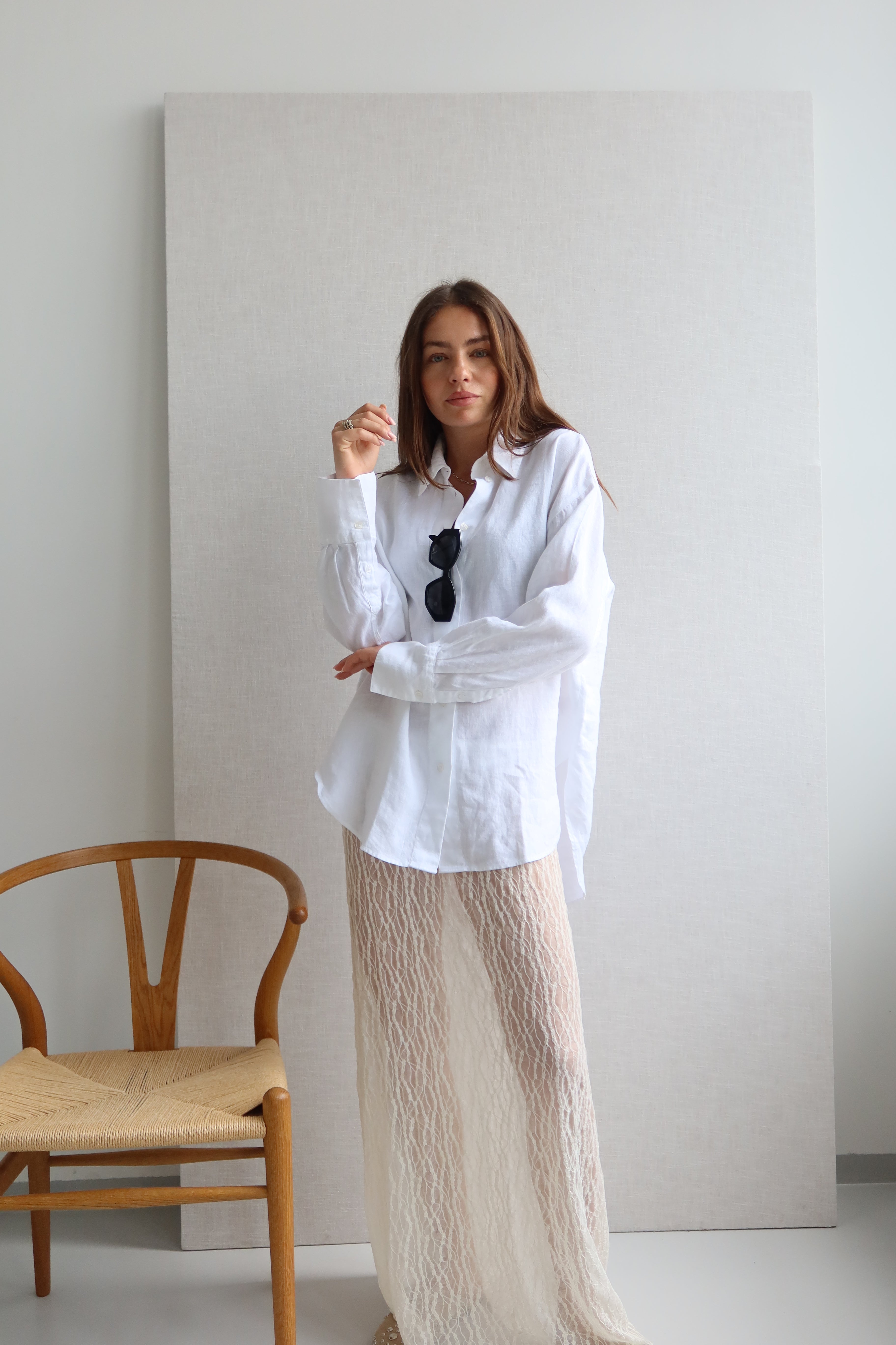 ELISA LINEN BLOUSE
