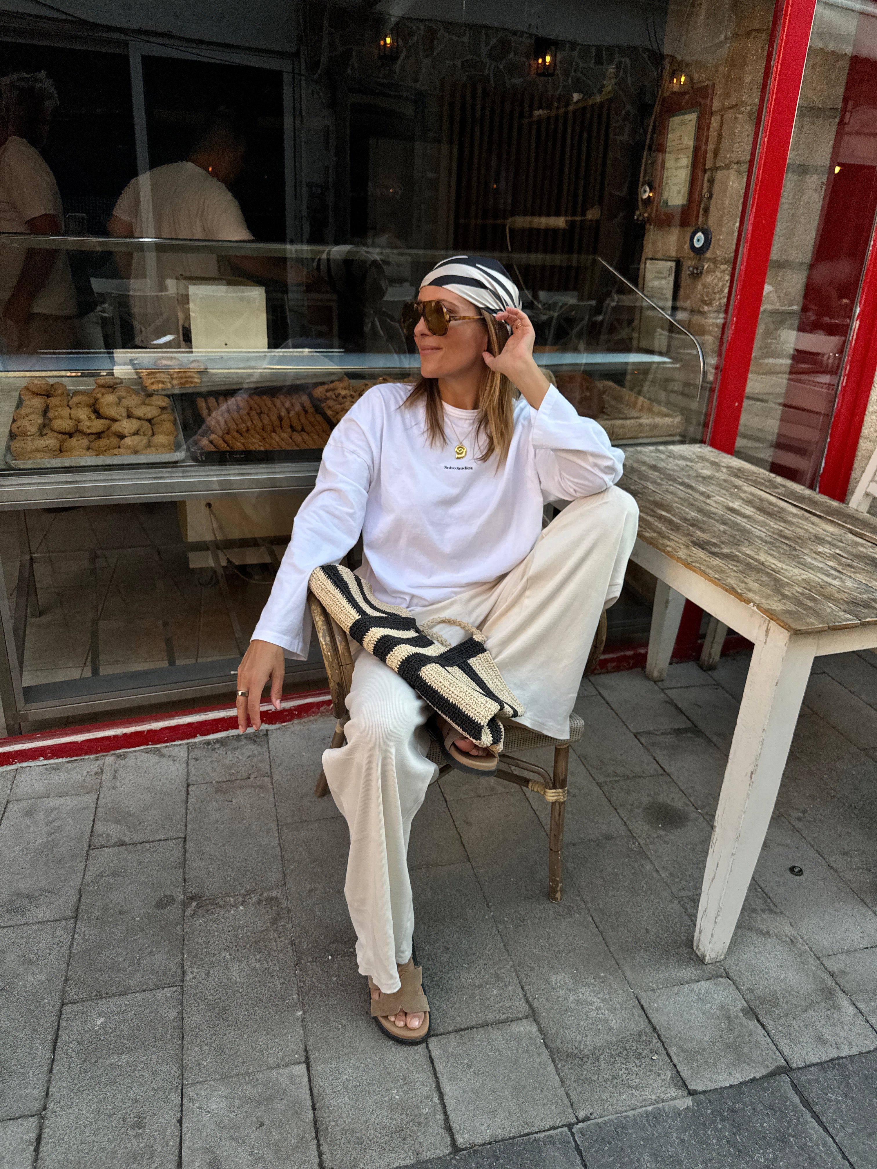 HEY SOHO ZEBRA SILK SCARF