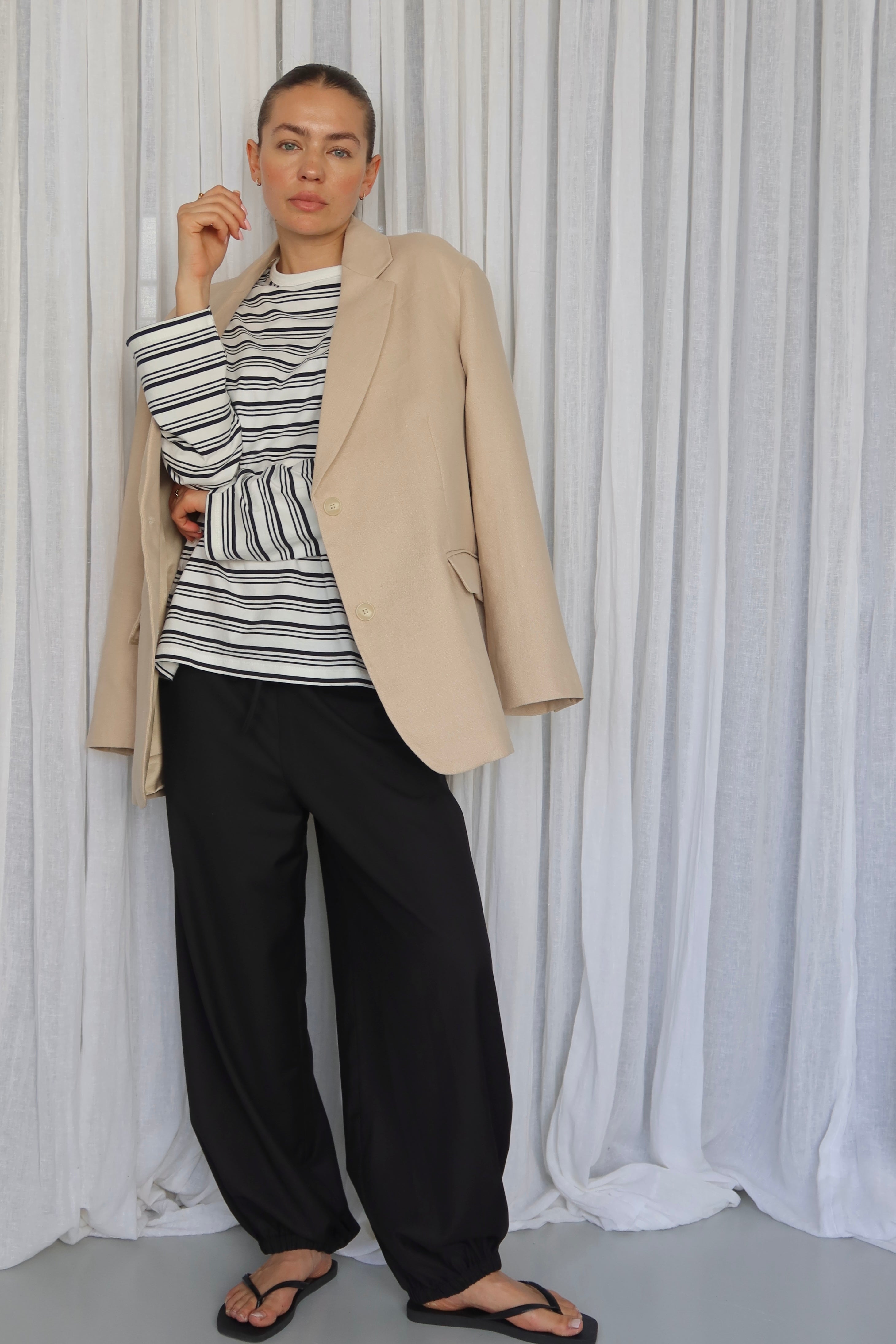 SOHO STUDIOS ANNI BLAZER beige