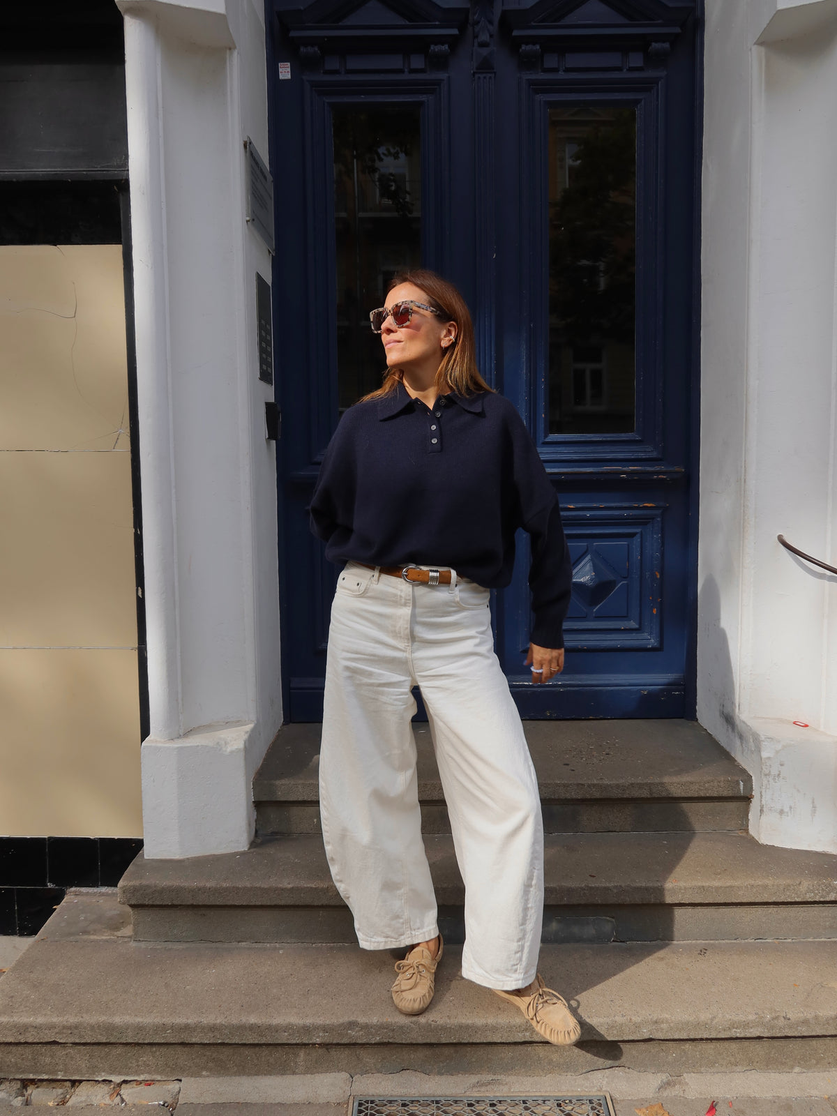 TAMY POLO SWEATSHIRT NAVY
