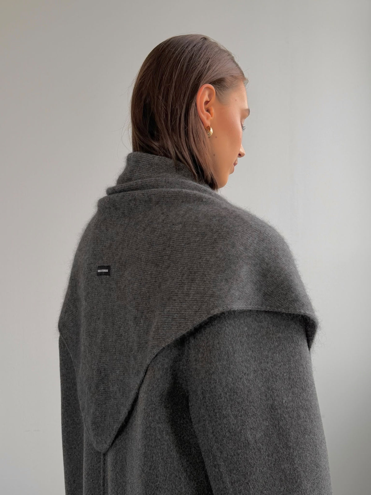 ESMÉE SCARF GREY MELANGE