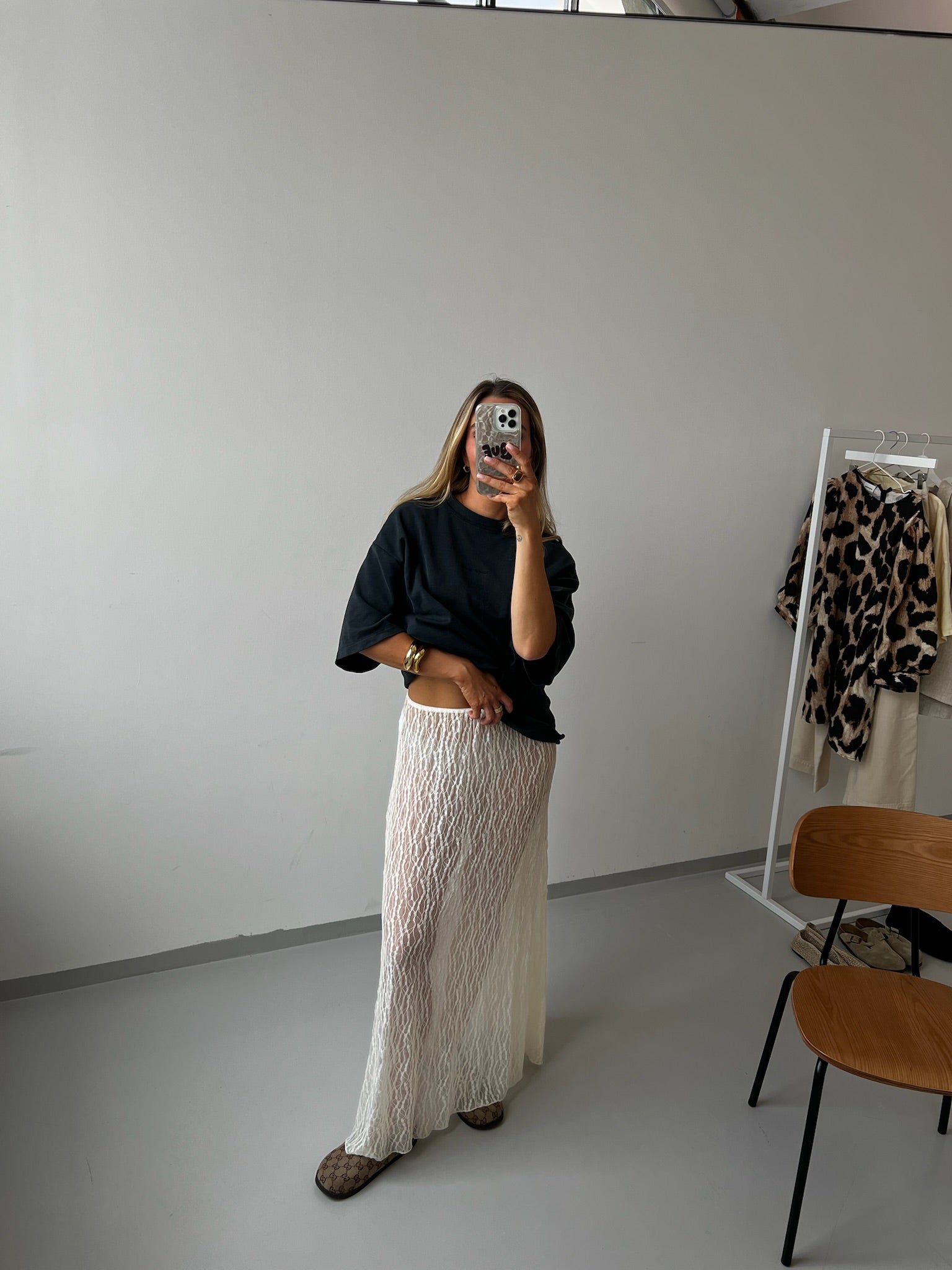 LILLI LACE SKIRT offwhite