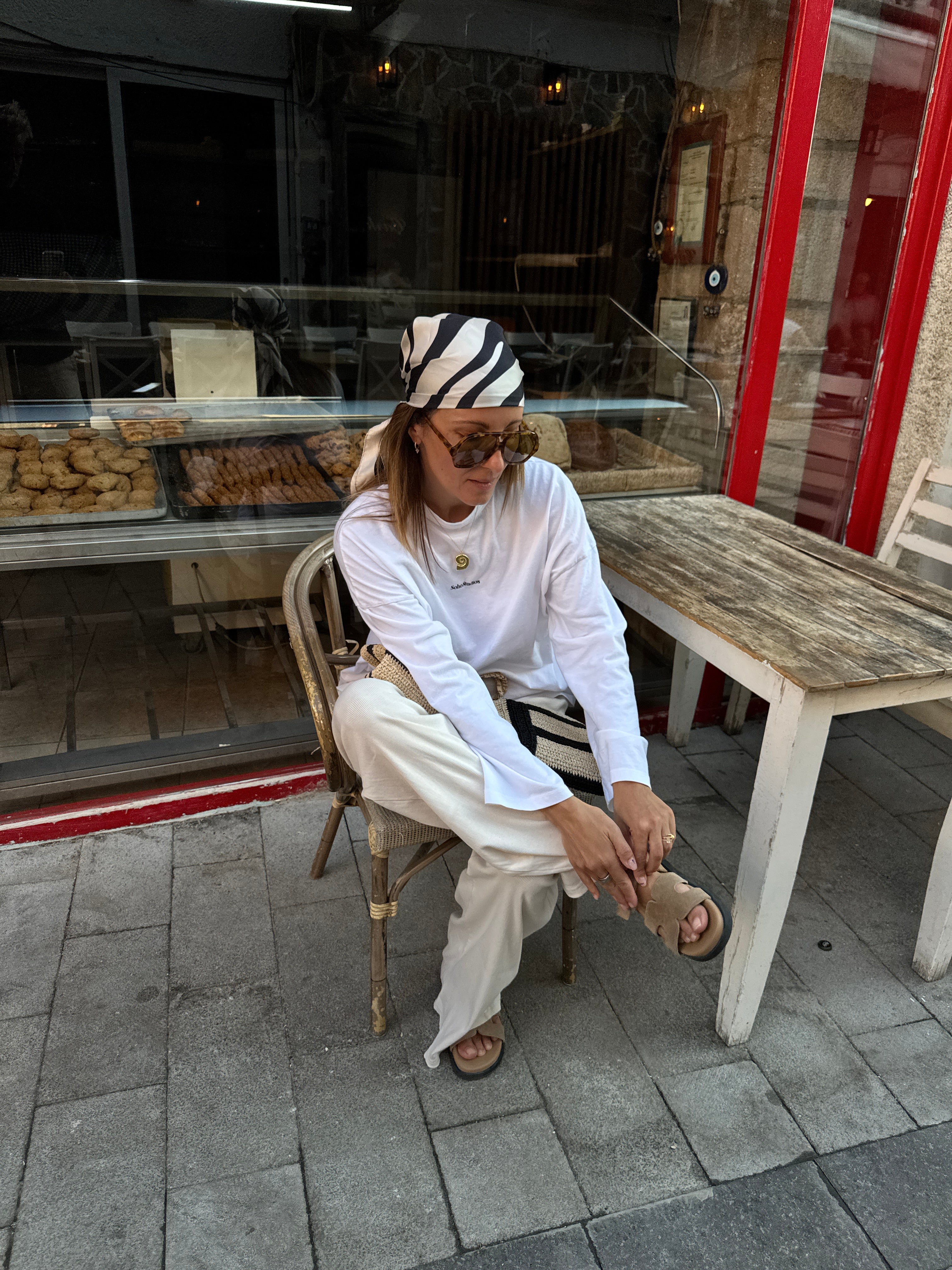 HEY SOHO ZEBRA SILK SCARF