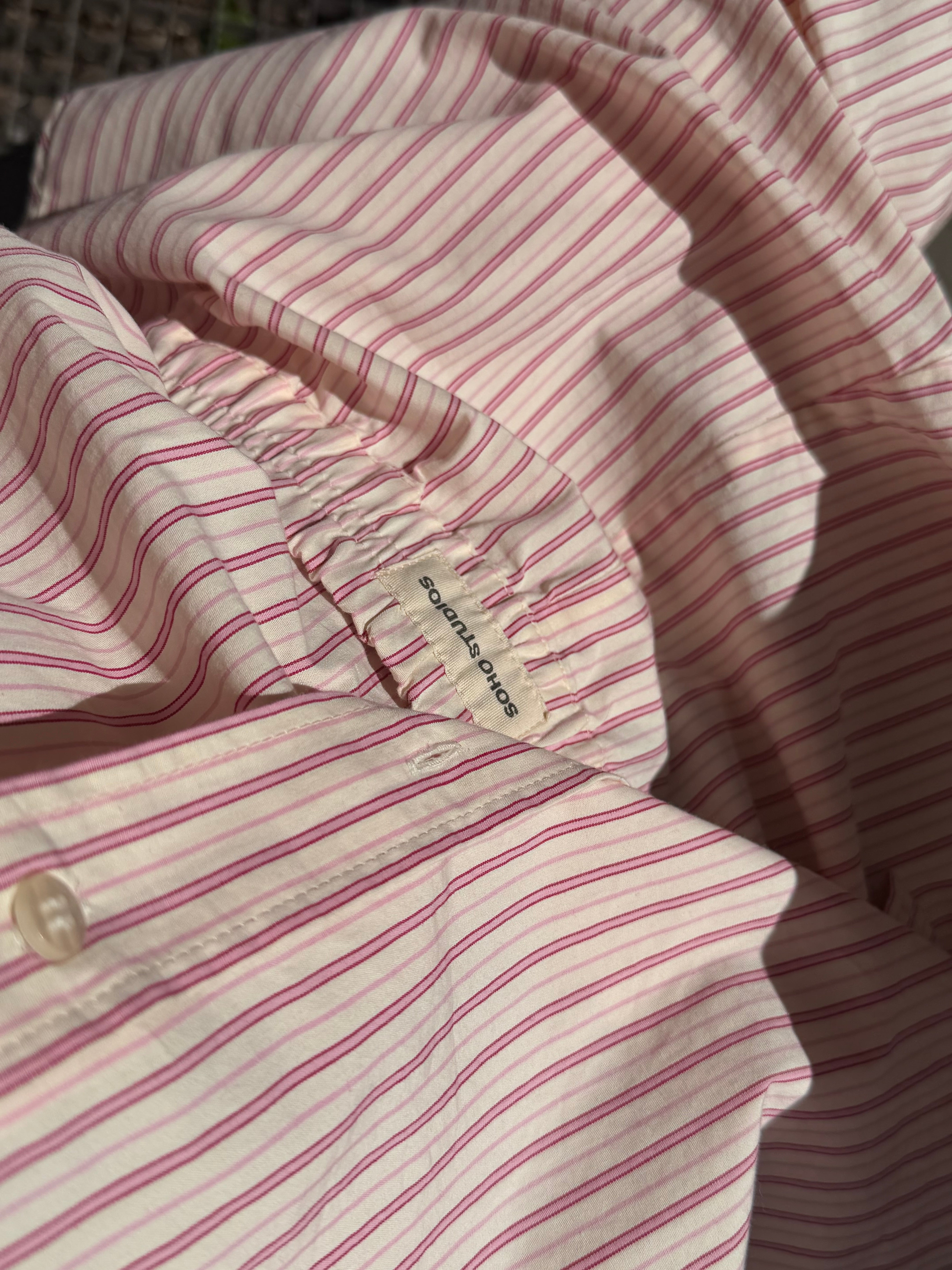 JUNA SHORTS PINK STRIPE