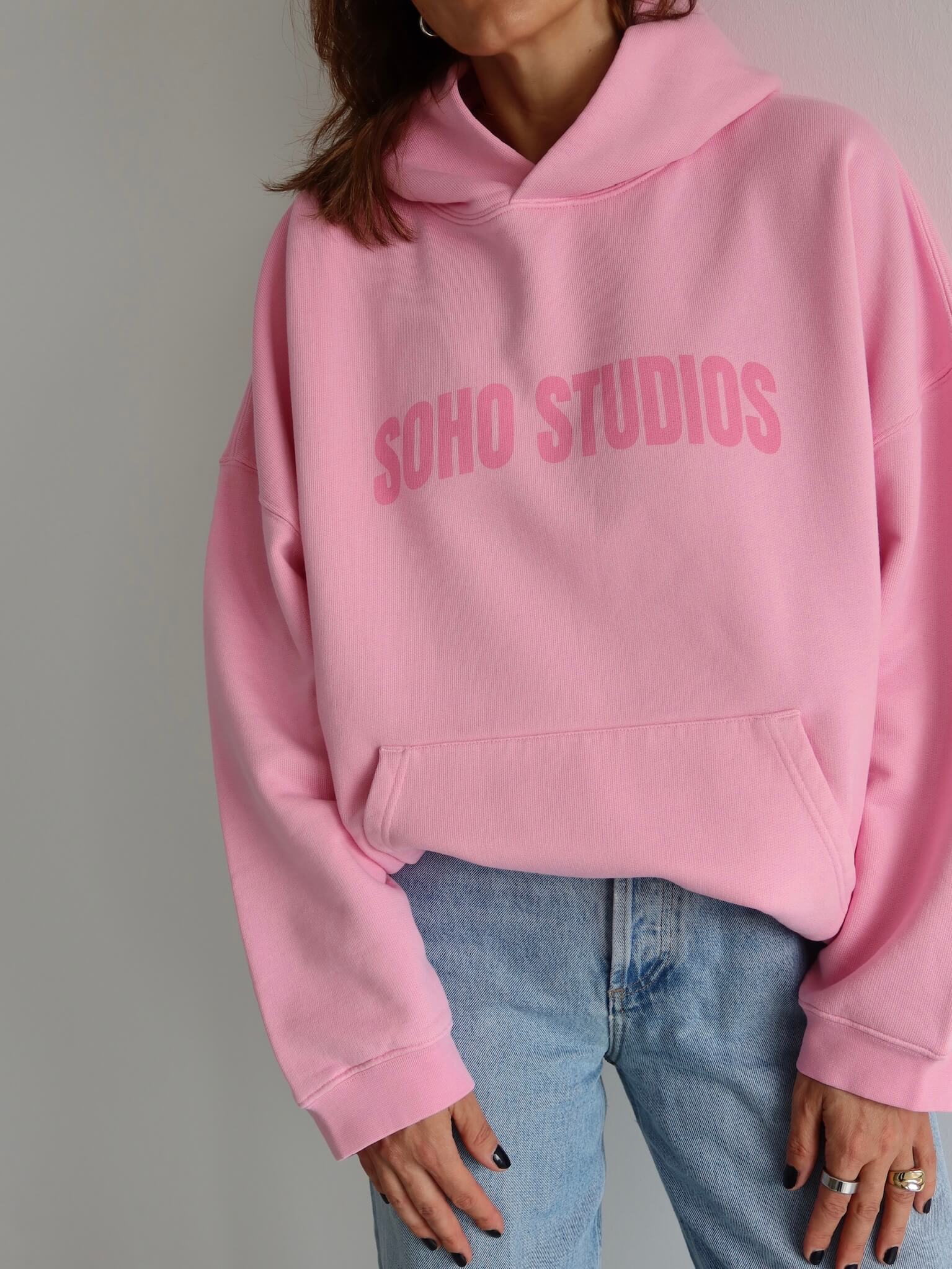 SOHO STUDIOS EDDA Hoodie washed pink