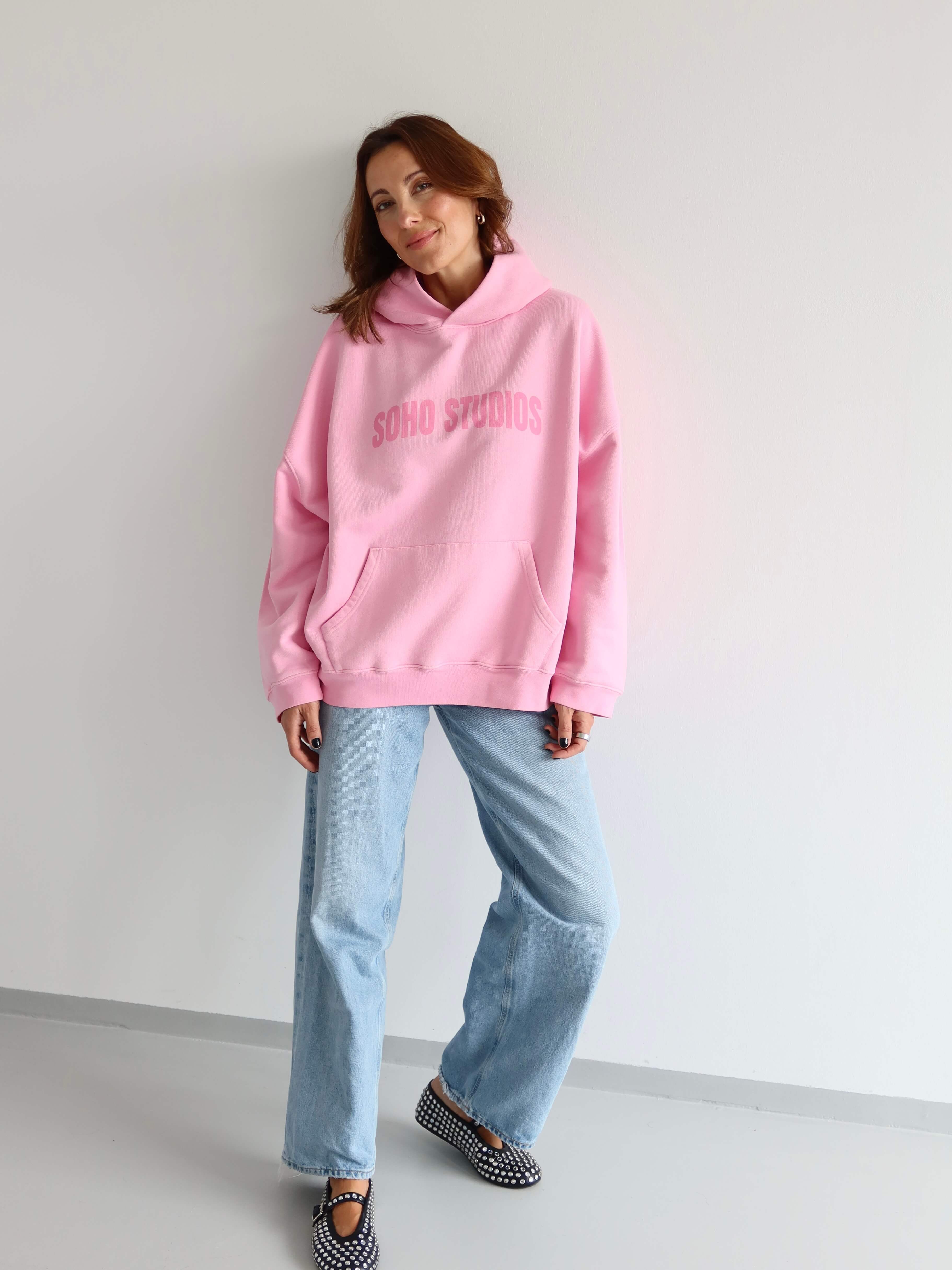 SOHO STUDIOS EDDA Hoodie washed pink