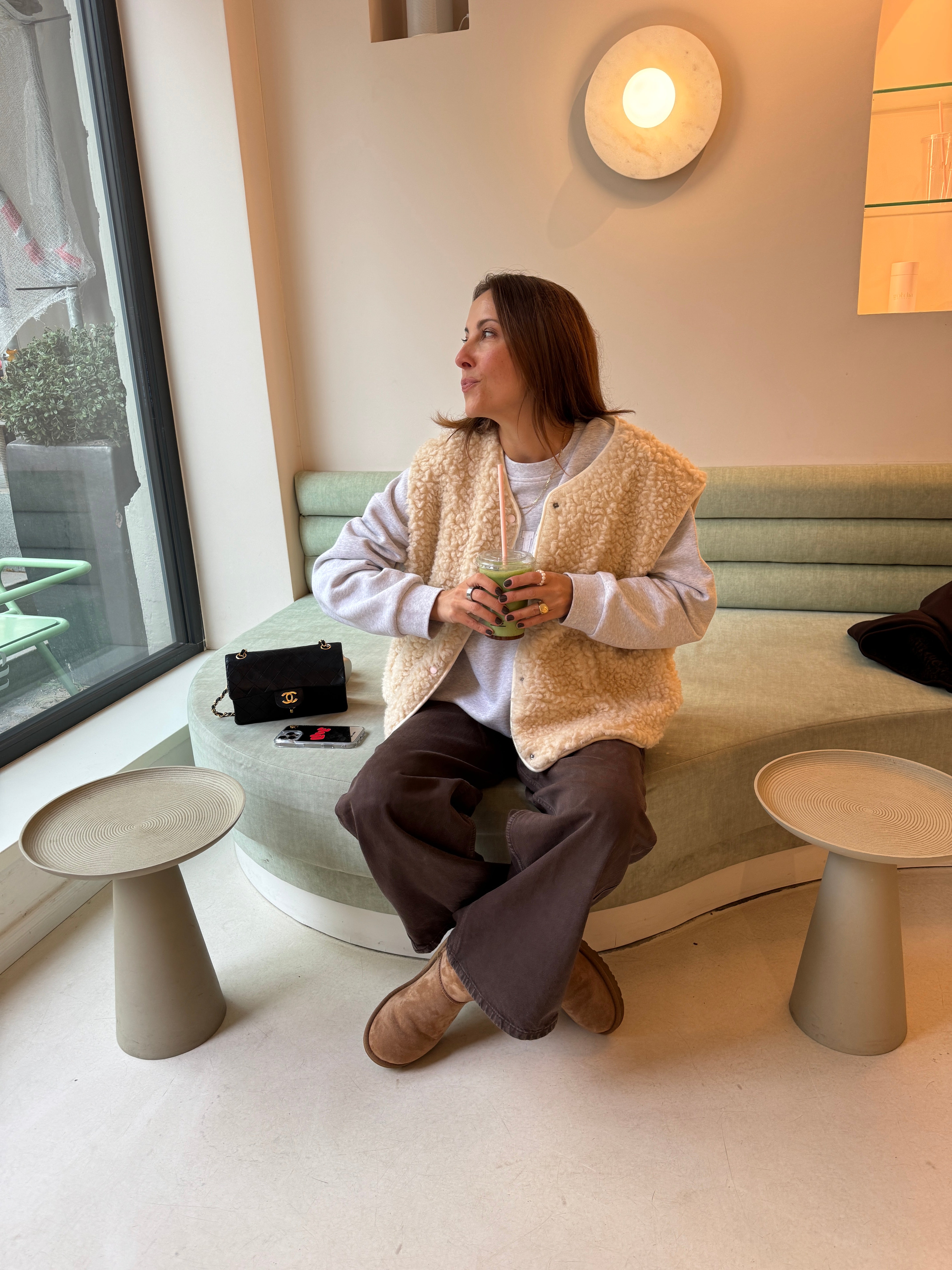 SOHO STUDIOS CELINA VEST beige