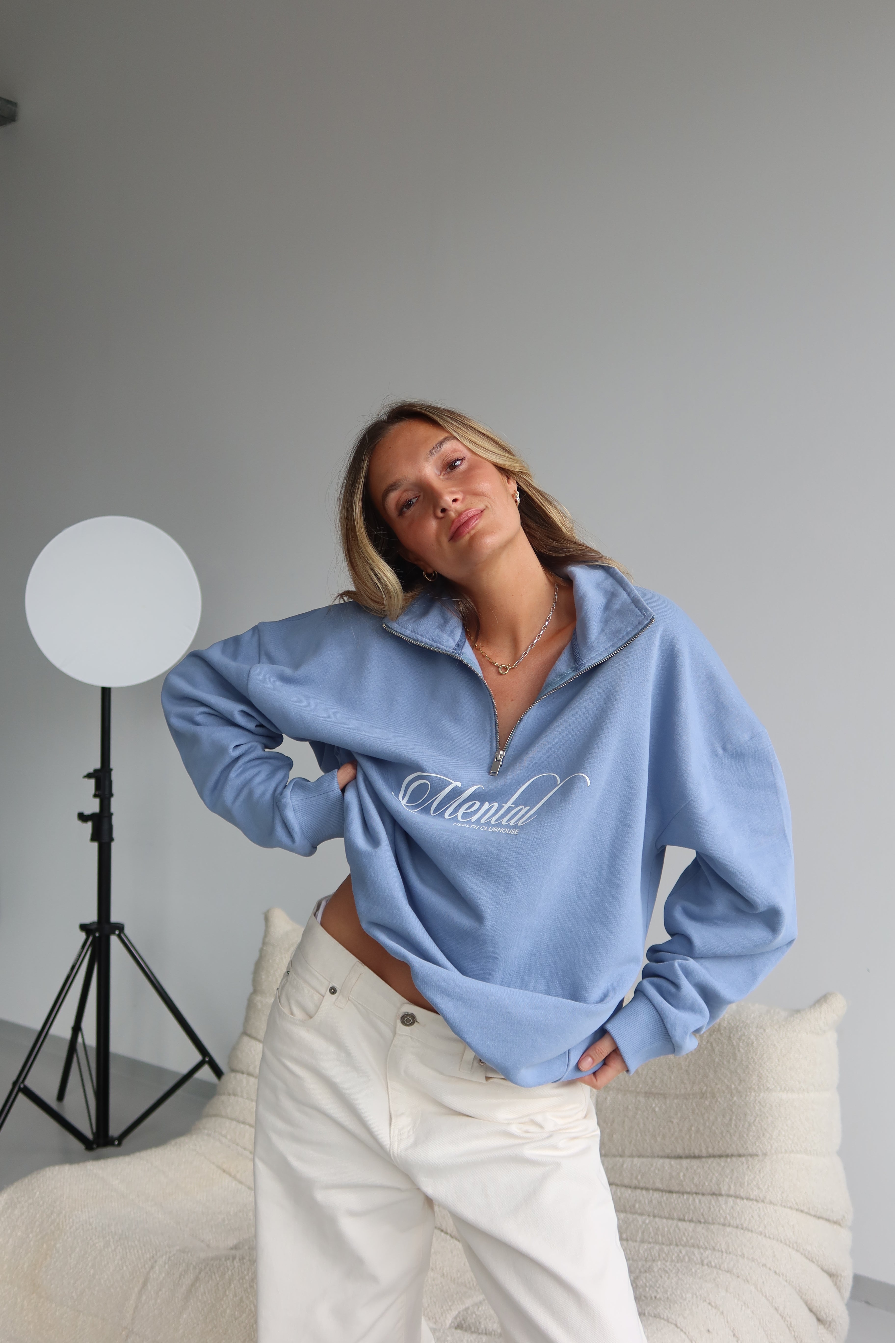 MENTAL HEALTH Zip Sweater