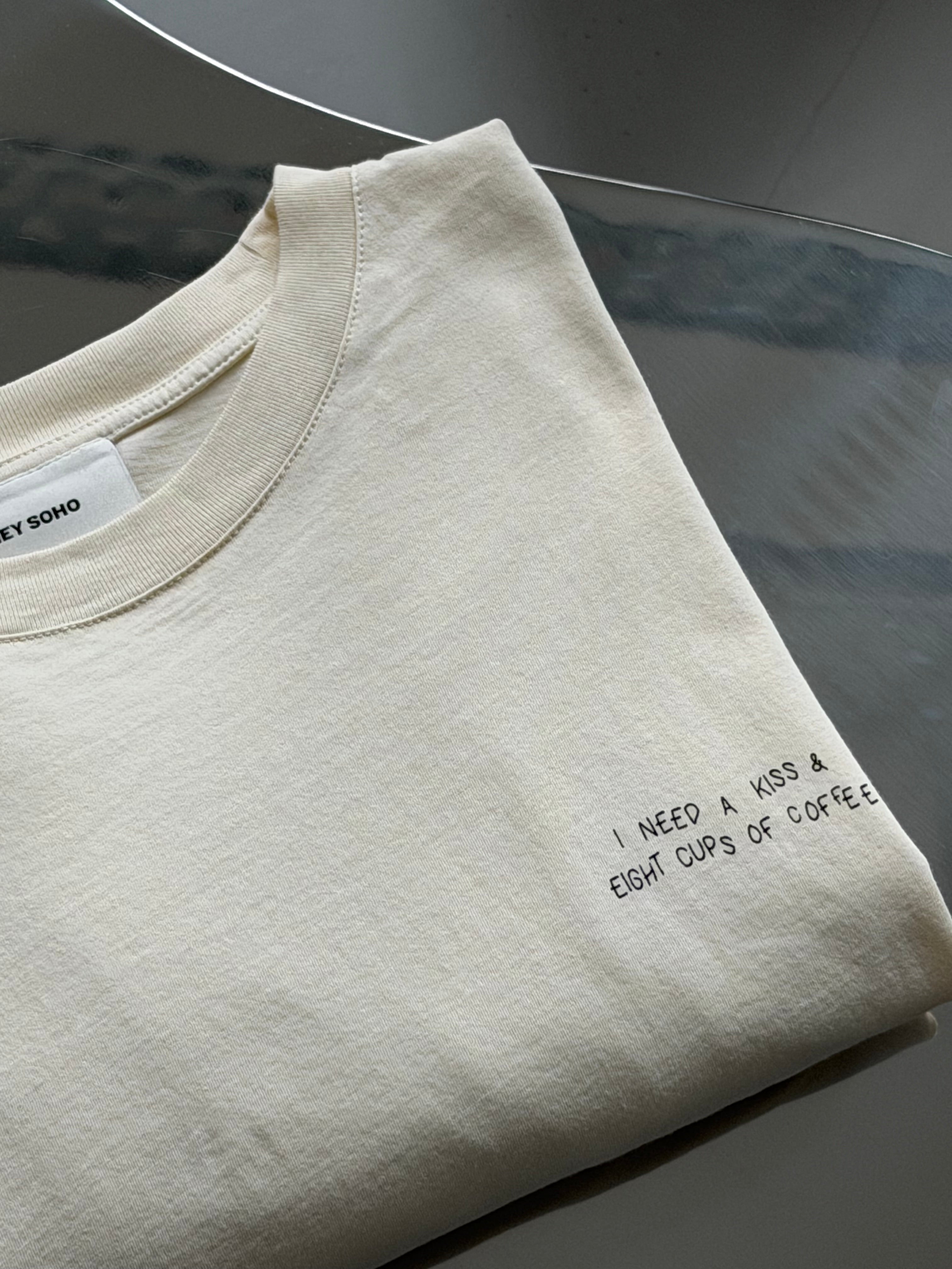 KISS & COFFEE LONGSLEEVE OFF WHITE