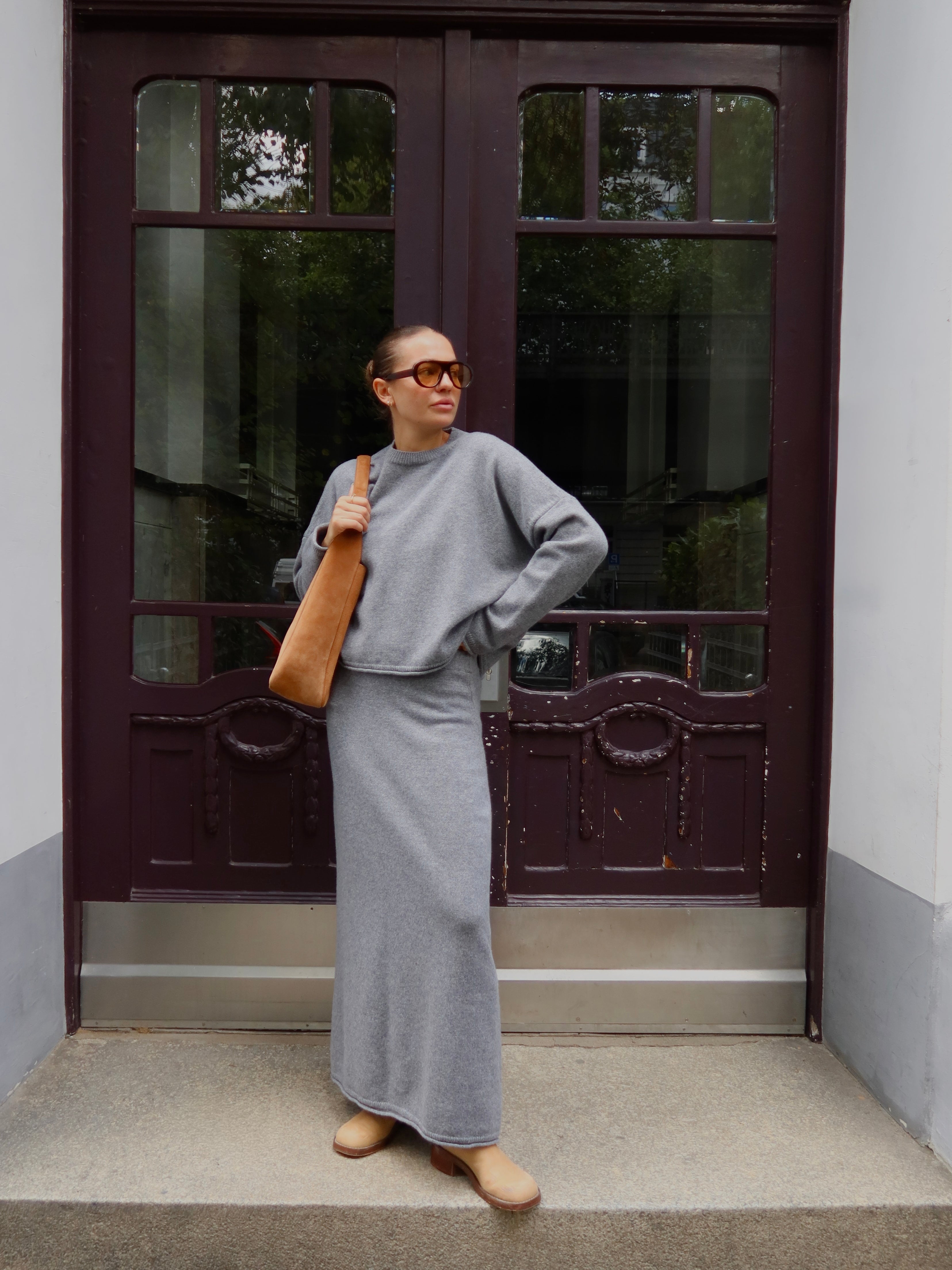ANTONELLA SKIRT grey melange
