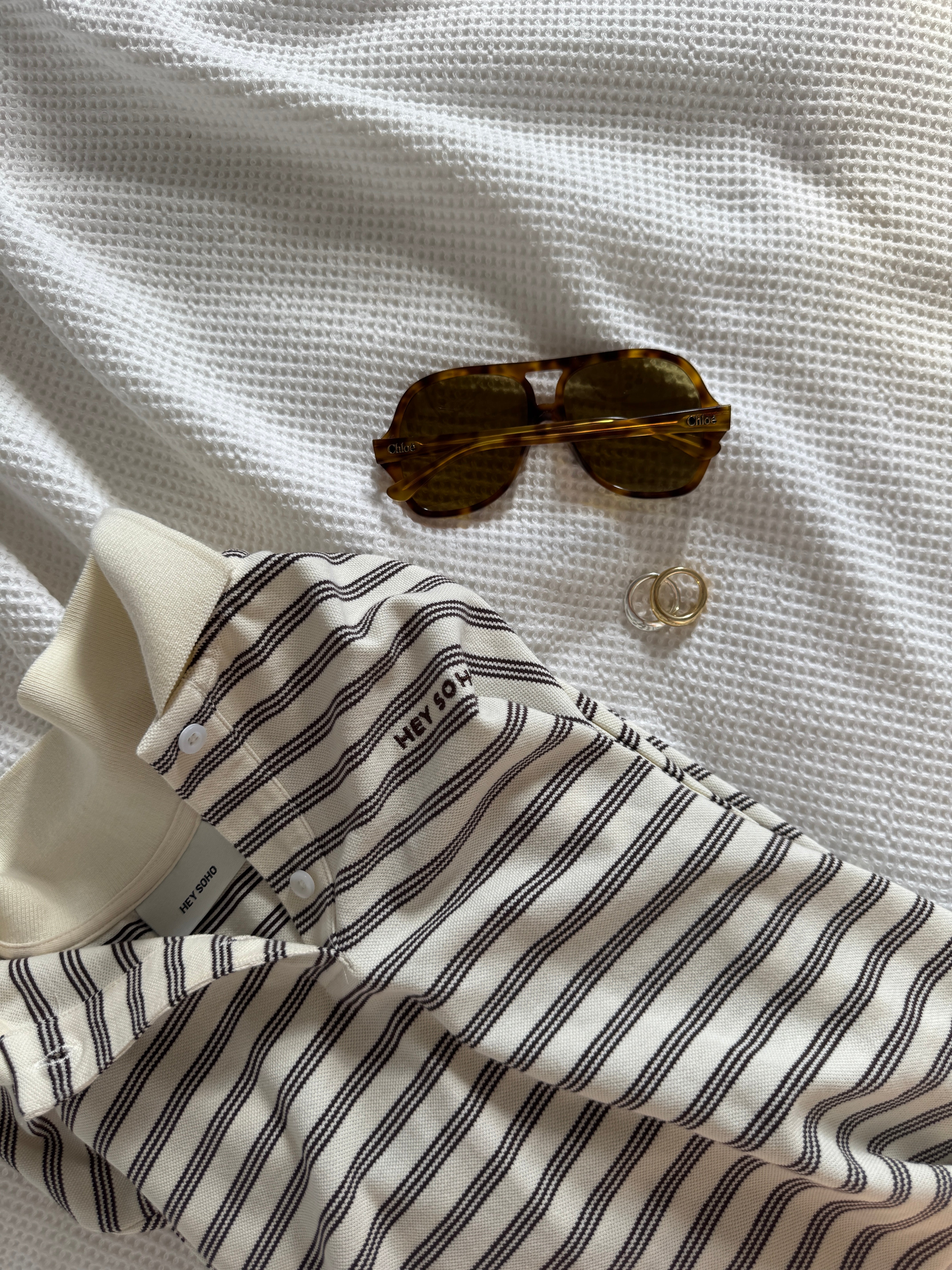 STRIPED RETRO Poloshirt