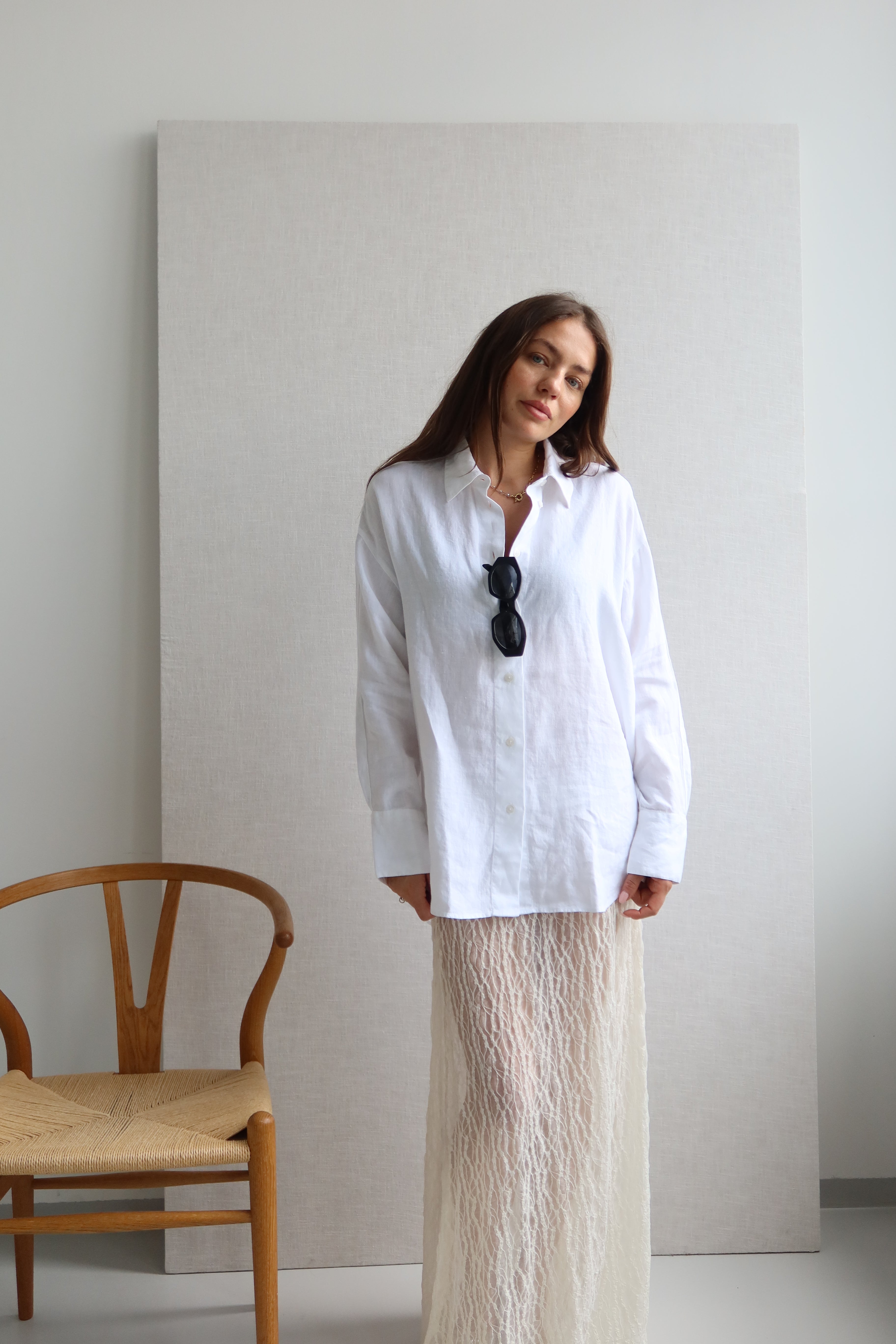 ELISA LINEN BLOUSE