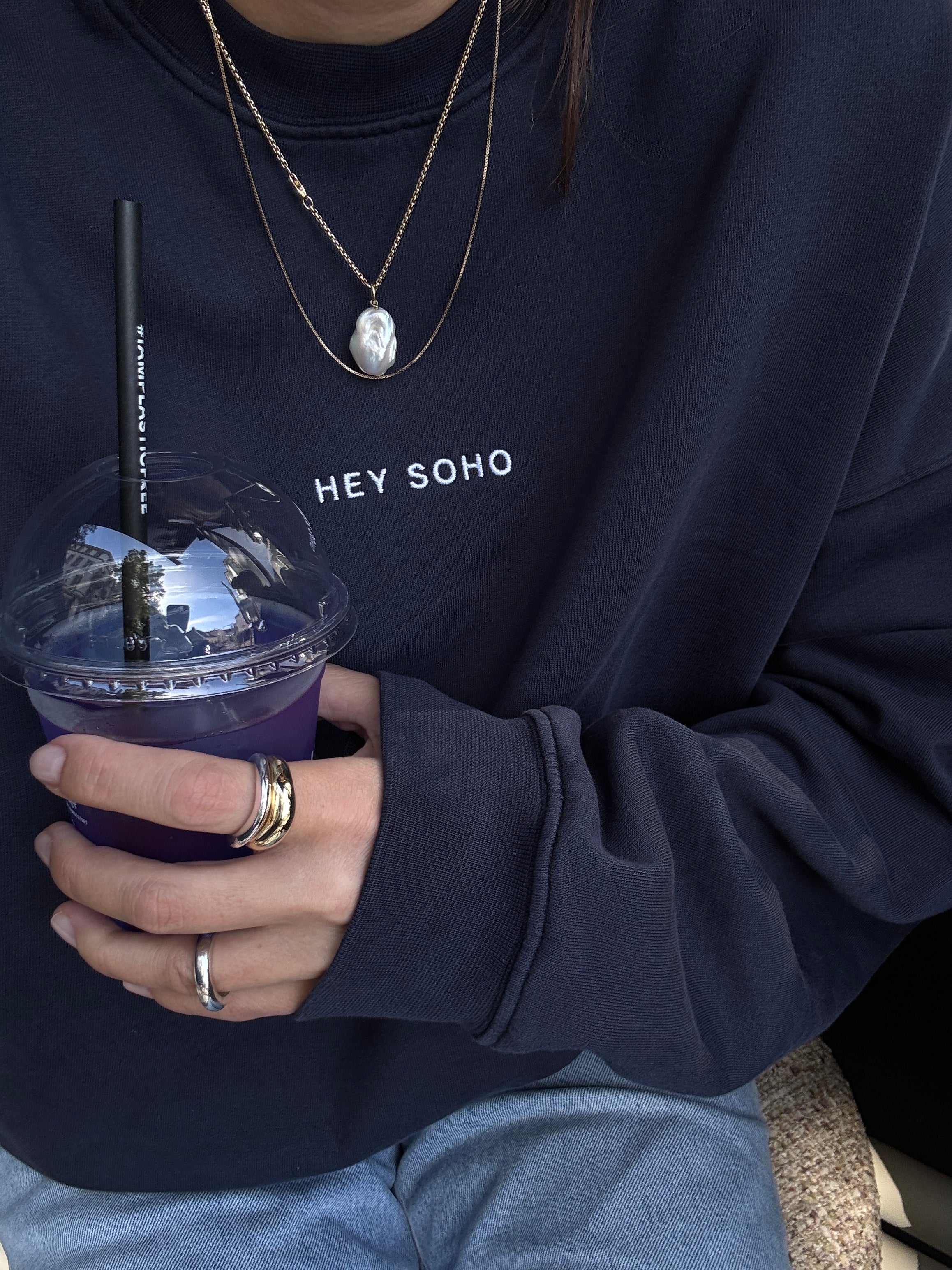 HEY SOHO BASIC Sweatshirt midnight
