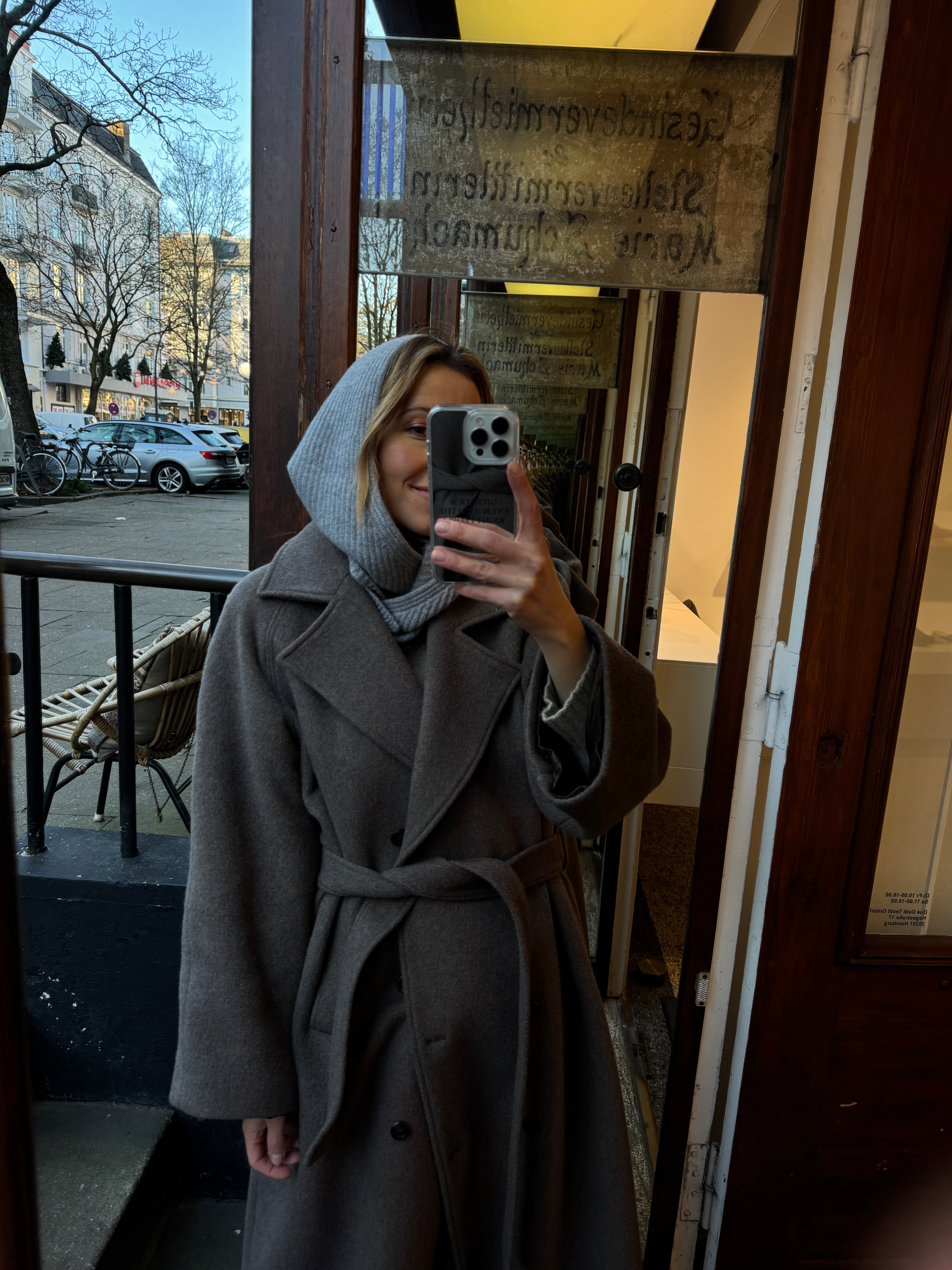 JOSIE BALACLAVA grey melange