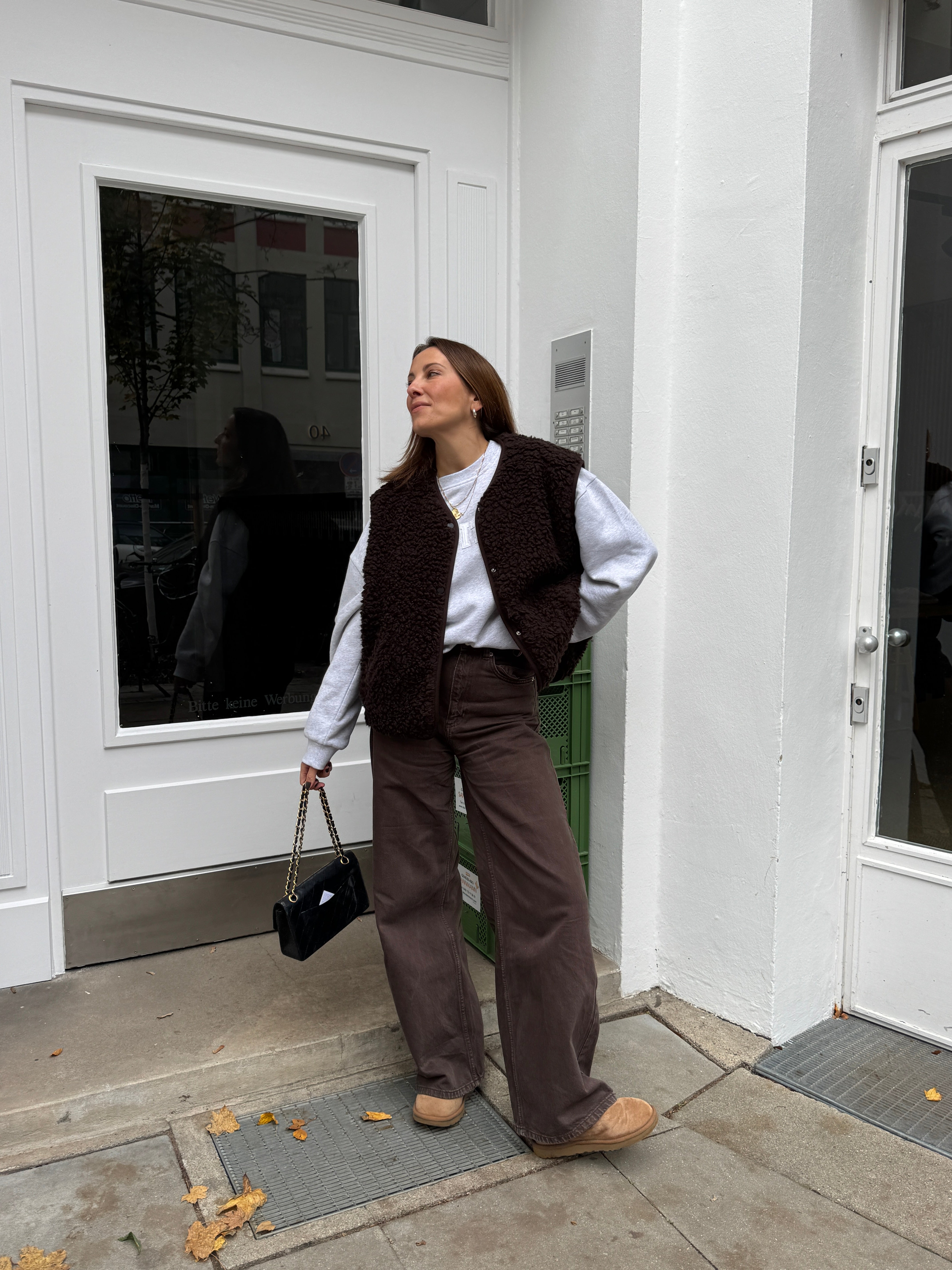 SOHO STUDIOS CELINA VEST brown