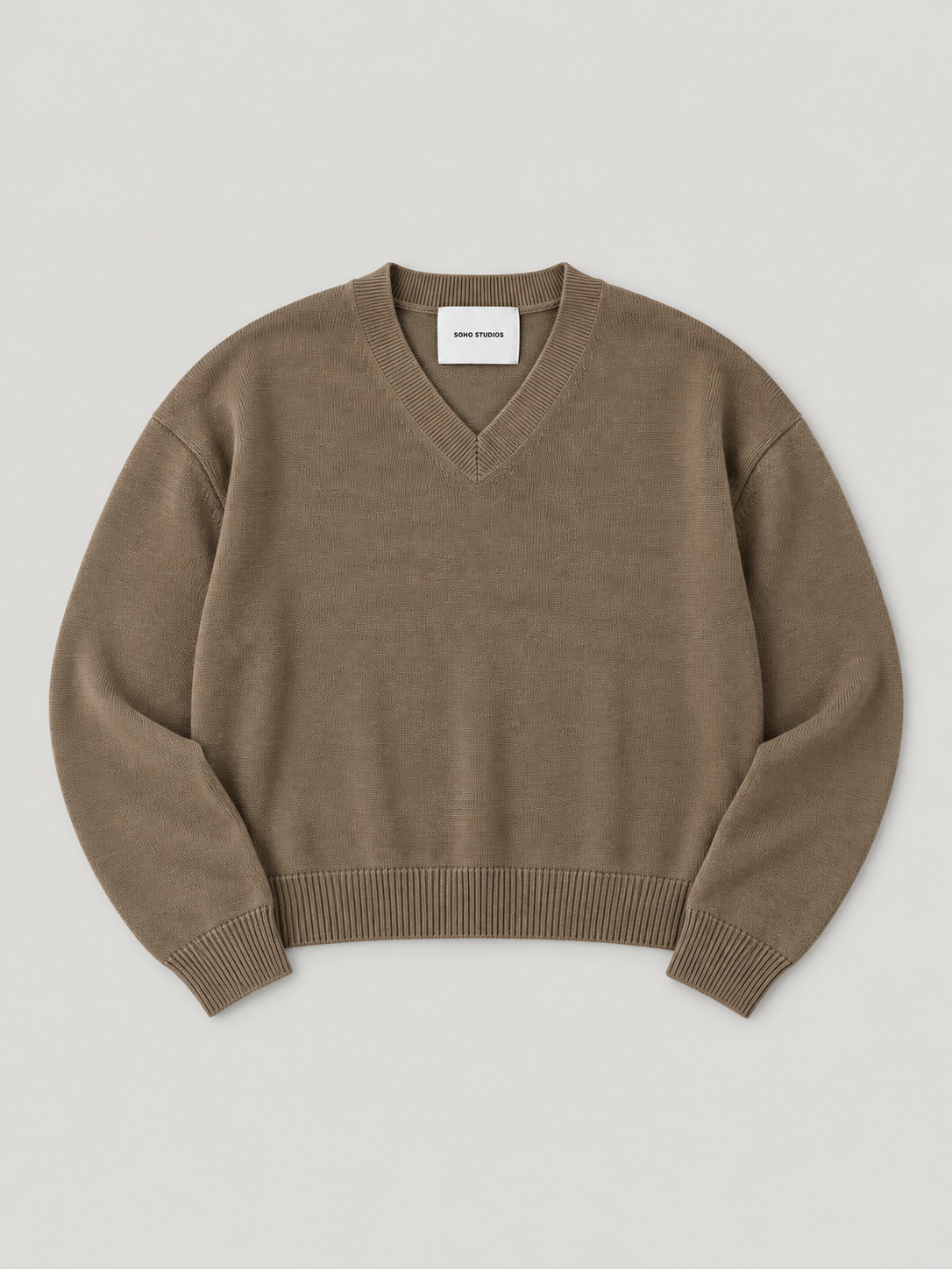 FENJA V-NECK KHAKI