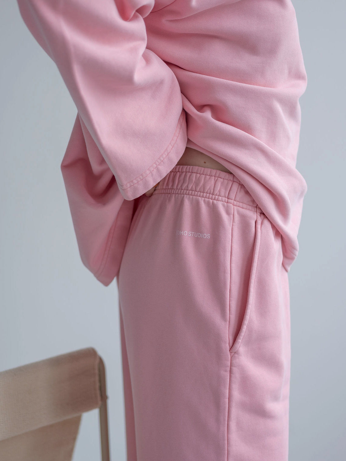 SOHO STUDIOS JENNA Sweatpants washed pink