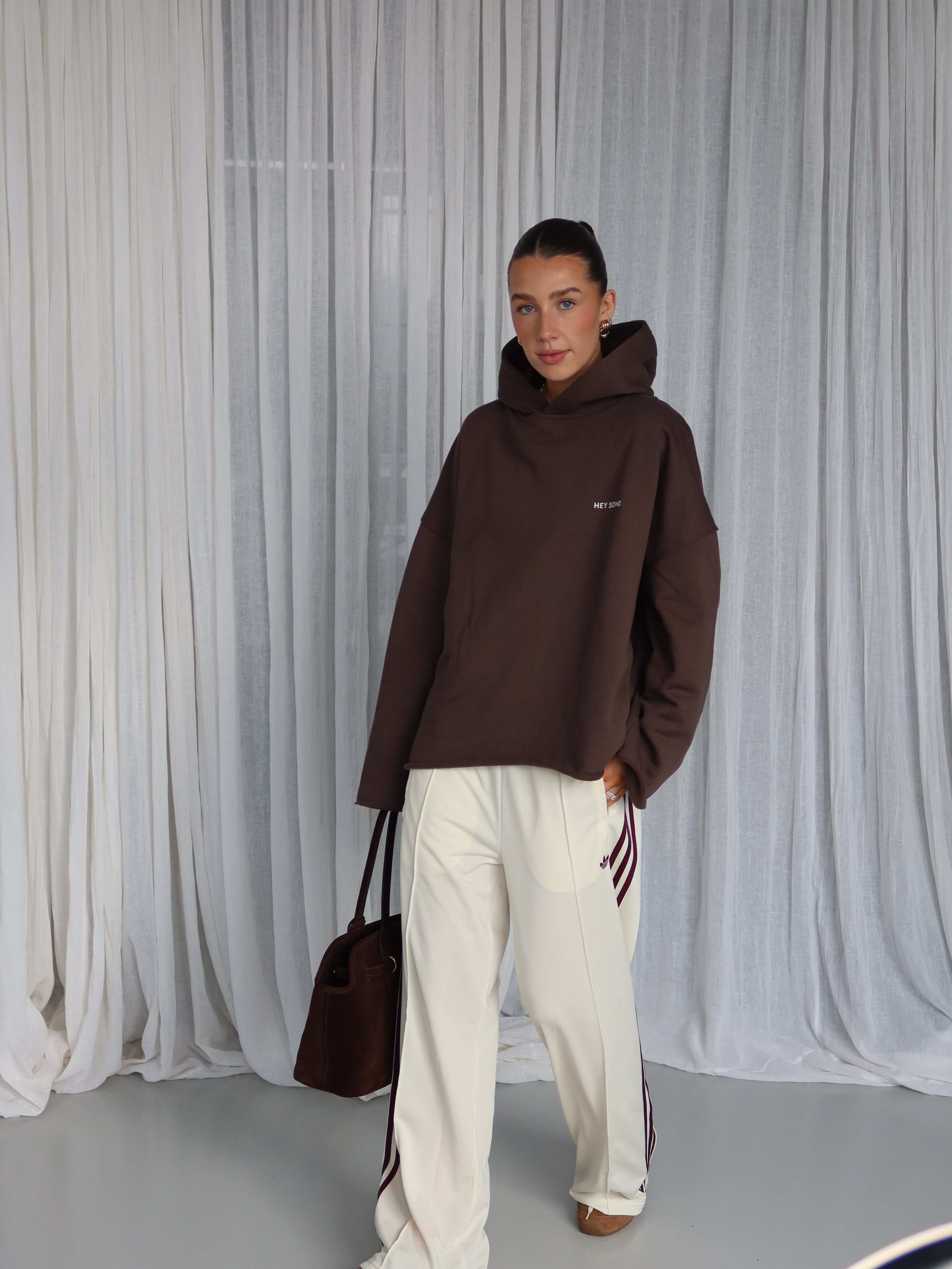 OPEN HEM LOGO Hoodie