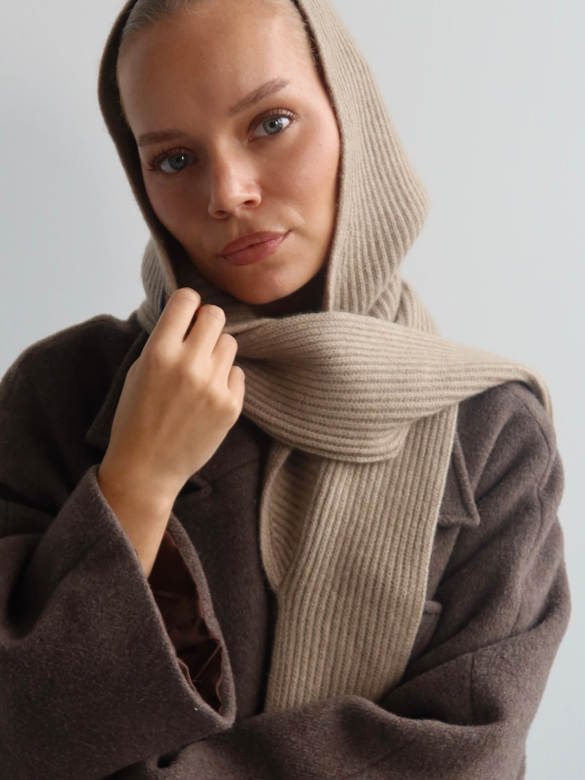 JOSIE BALACLAVA beige melange