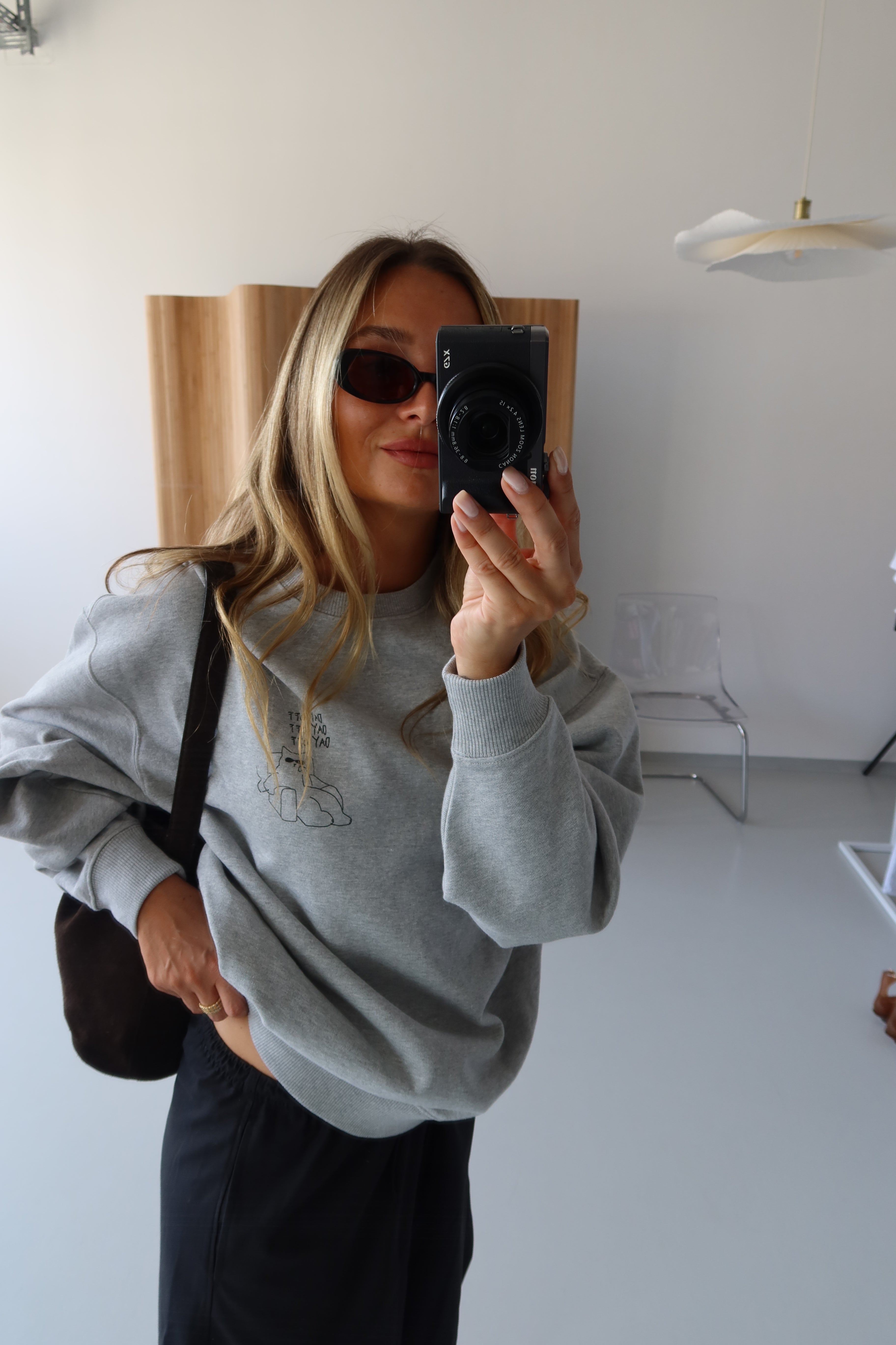 DAY OFF SWEATSHIRT GREY MELANGE