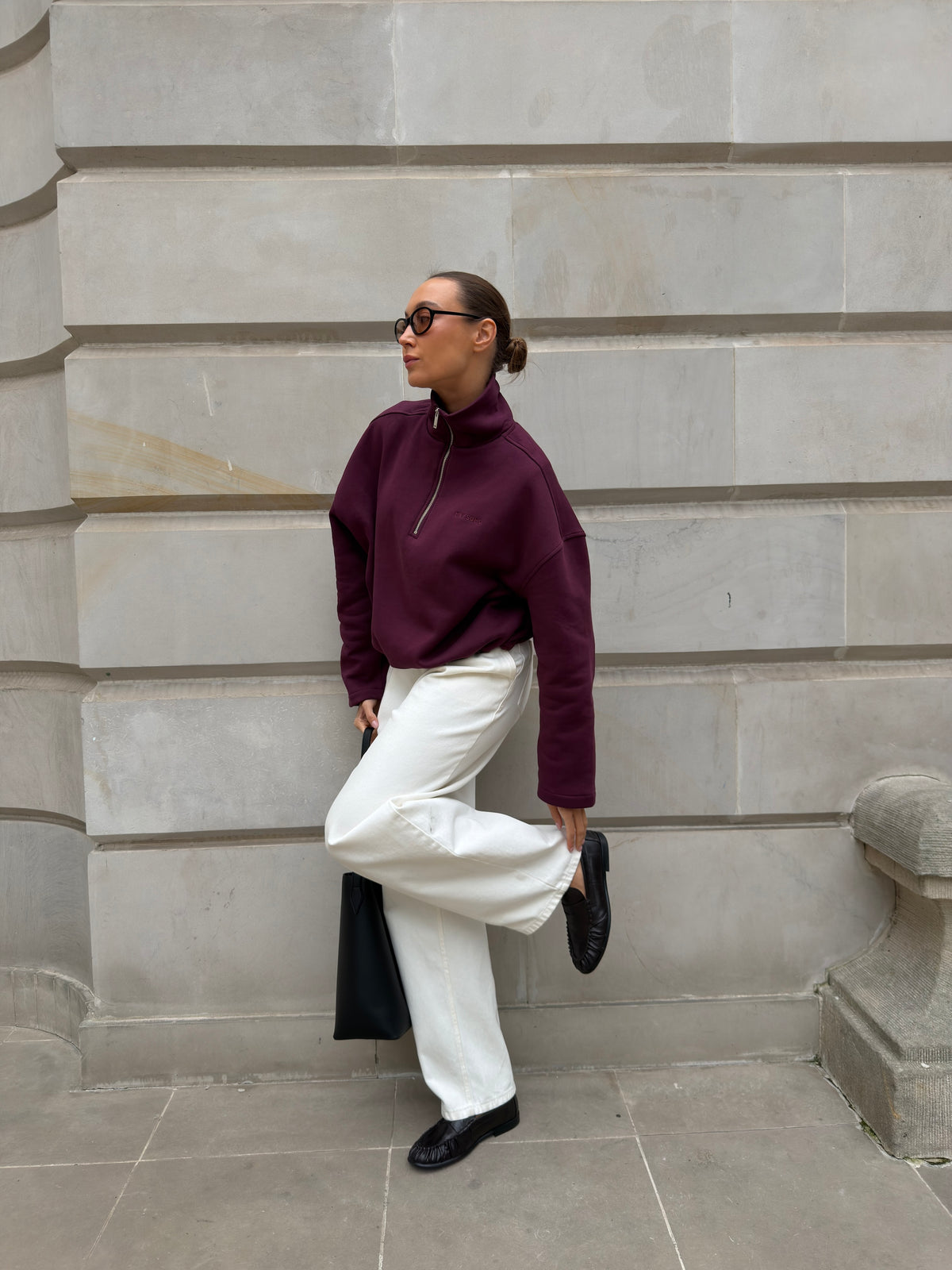 HEY SOHO TECHNO SWEATSHIRT PLUM