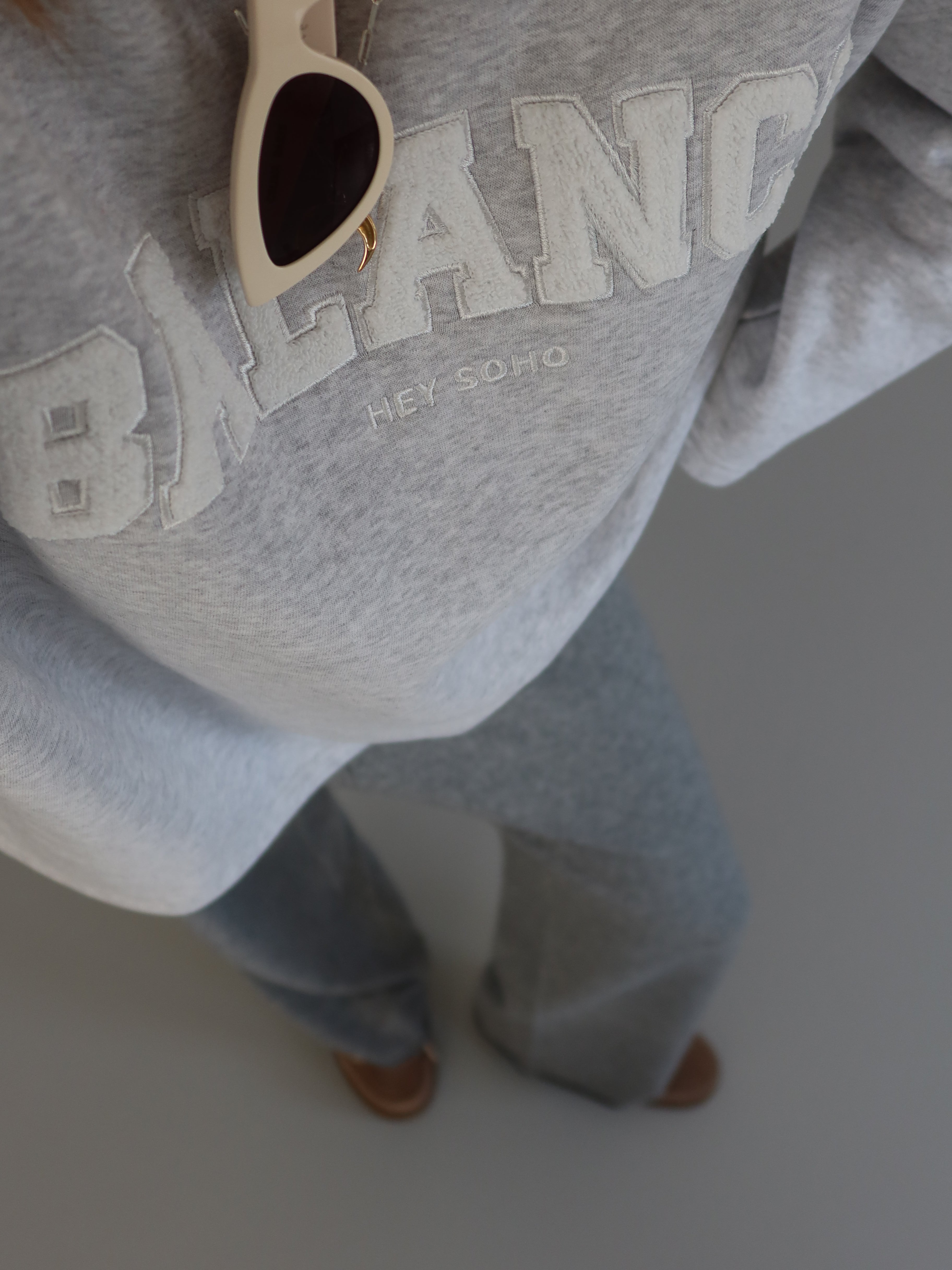 LISA CASHMERE PANTS grey melange