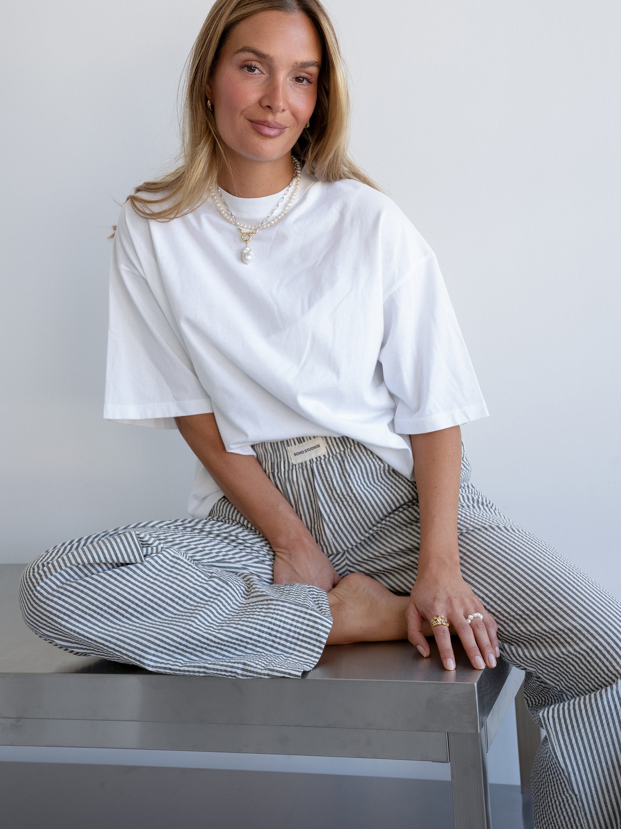 SOHO STUDIOS RODA Hose black striped
