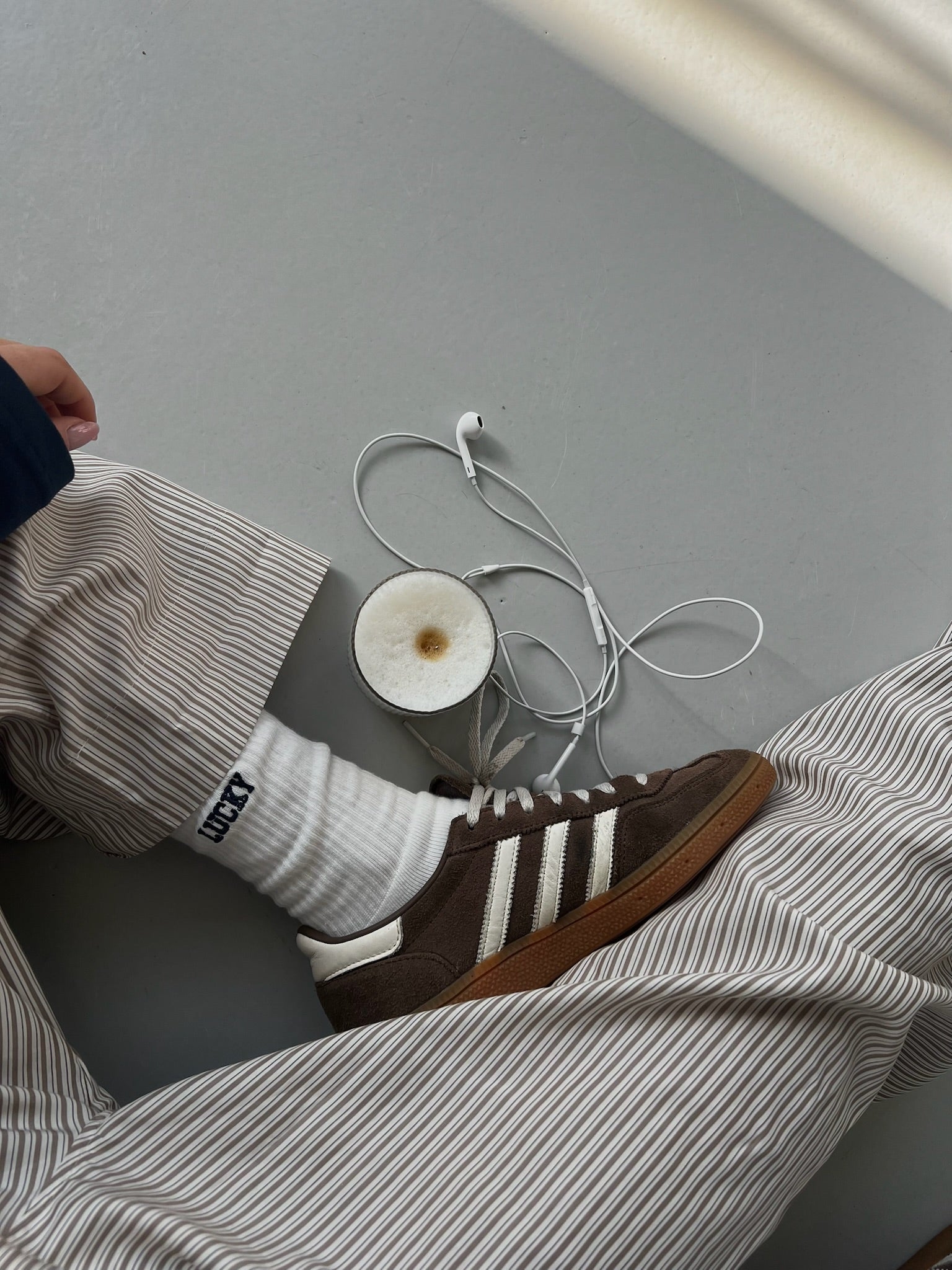 HEY SOHO LUCKY Socken offwhite I navy