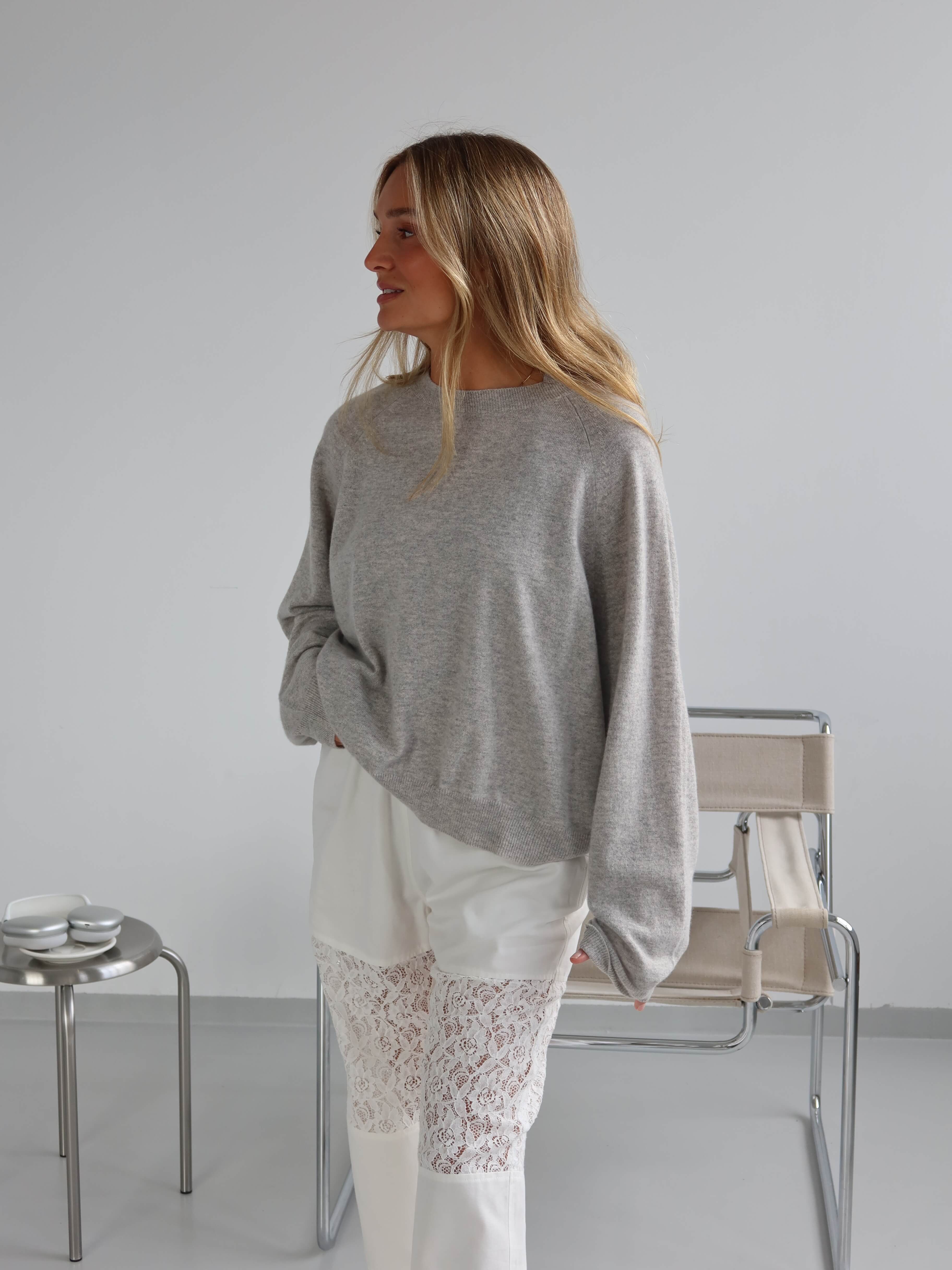 SOHO STUDIOS RODA LACE PANTS white