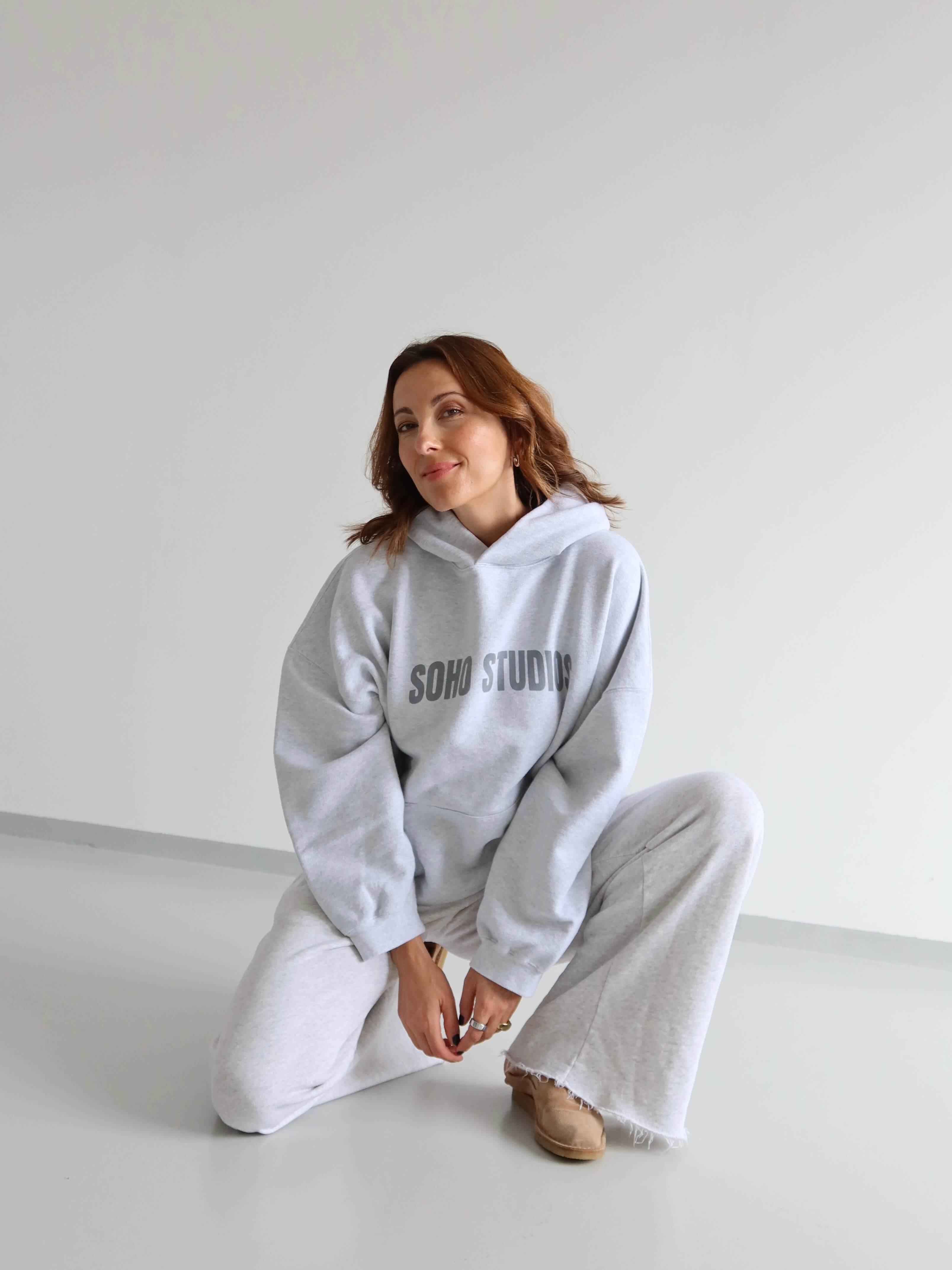 SOHO STUDIOS EDDA Hoodie light grey melange