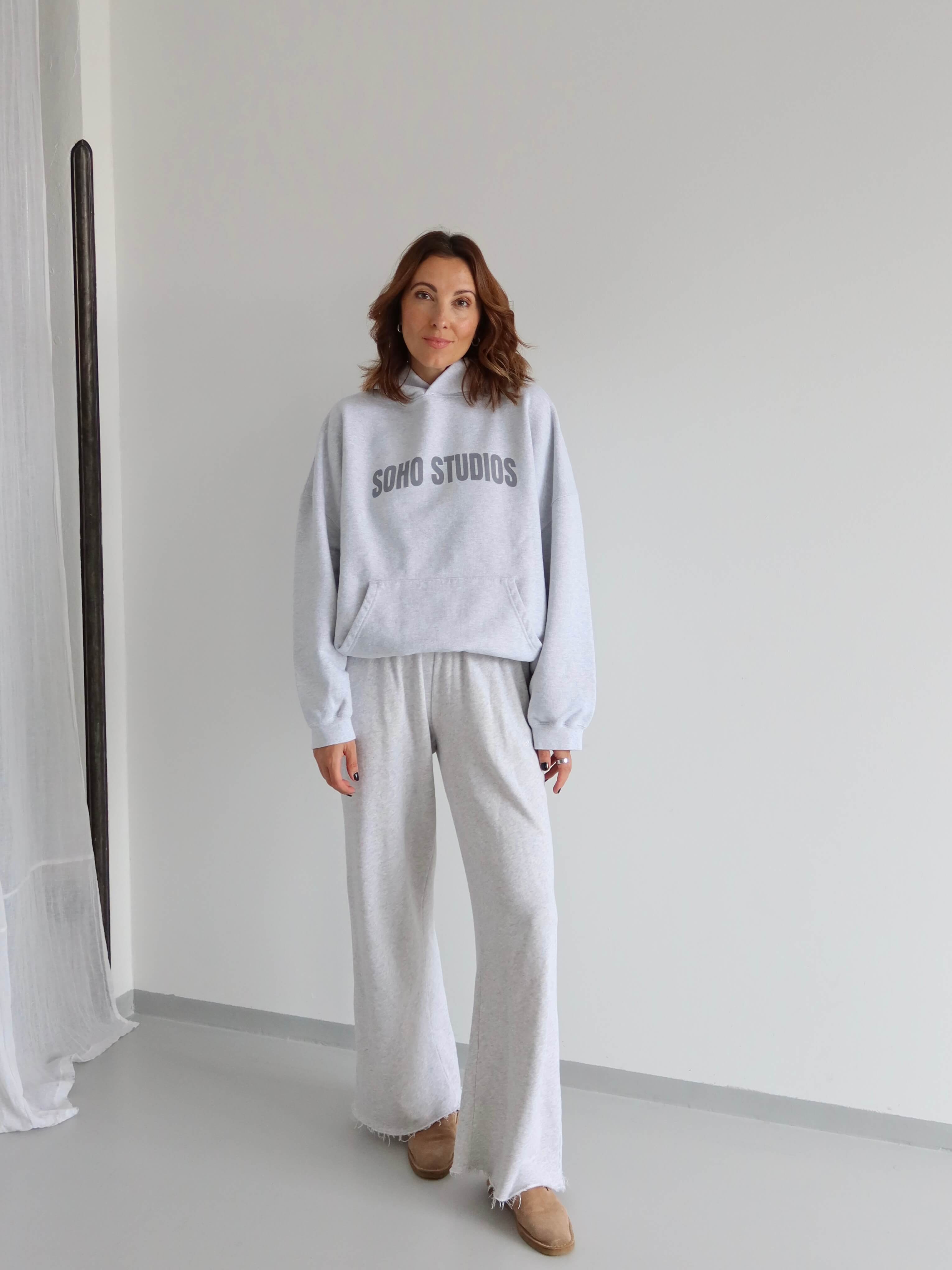SOHO STUDIOS EDDA Hoodie light grey melange