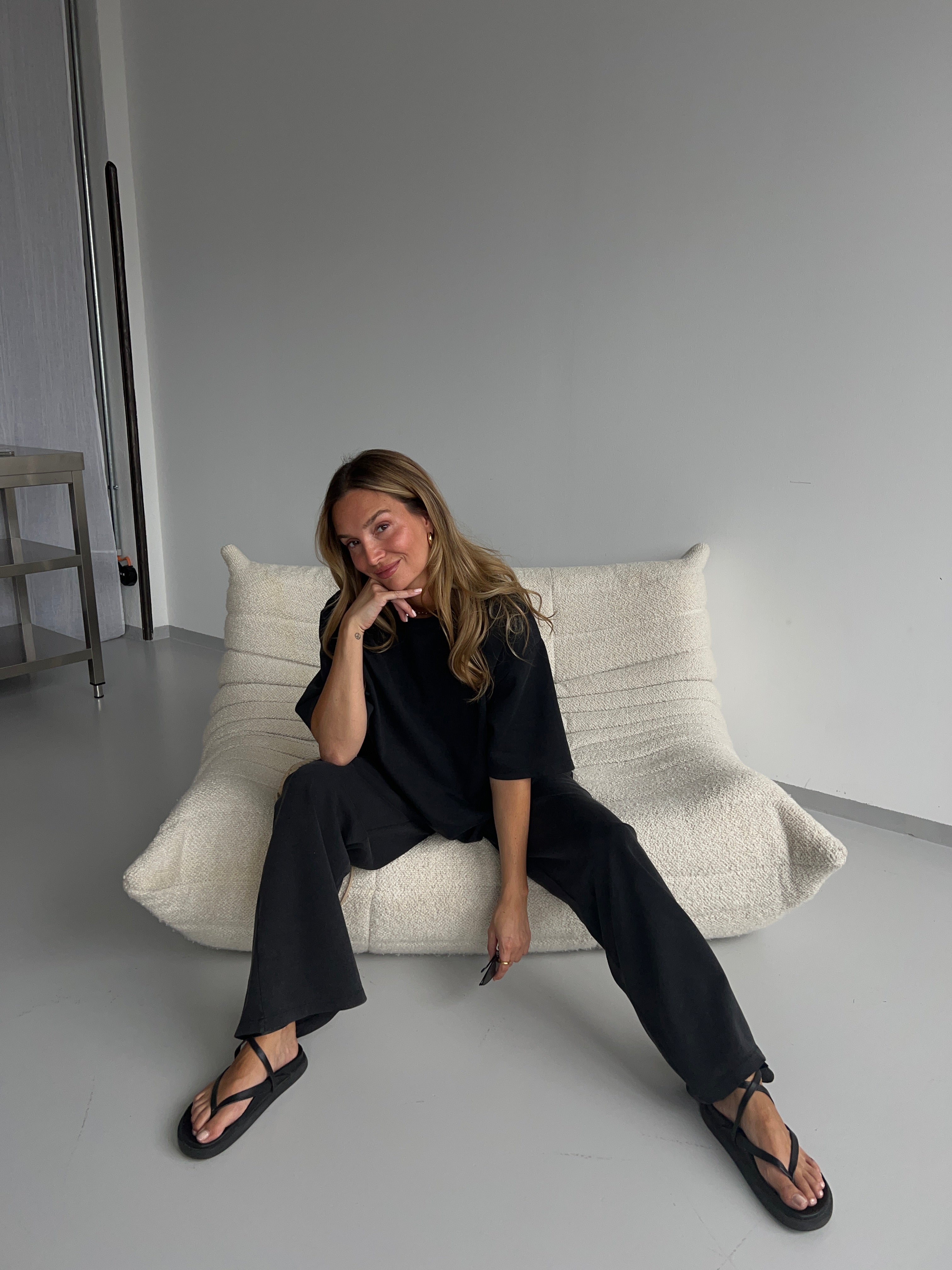 SOHO STUDIOS ANNABELLE Hose washed black