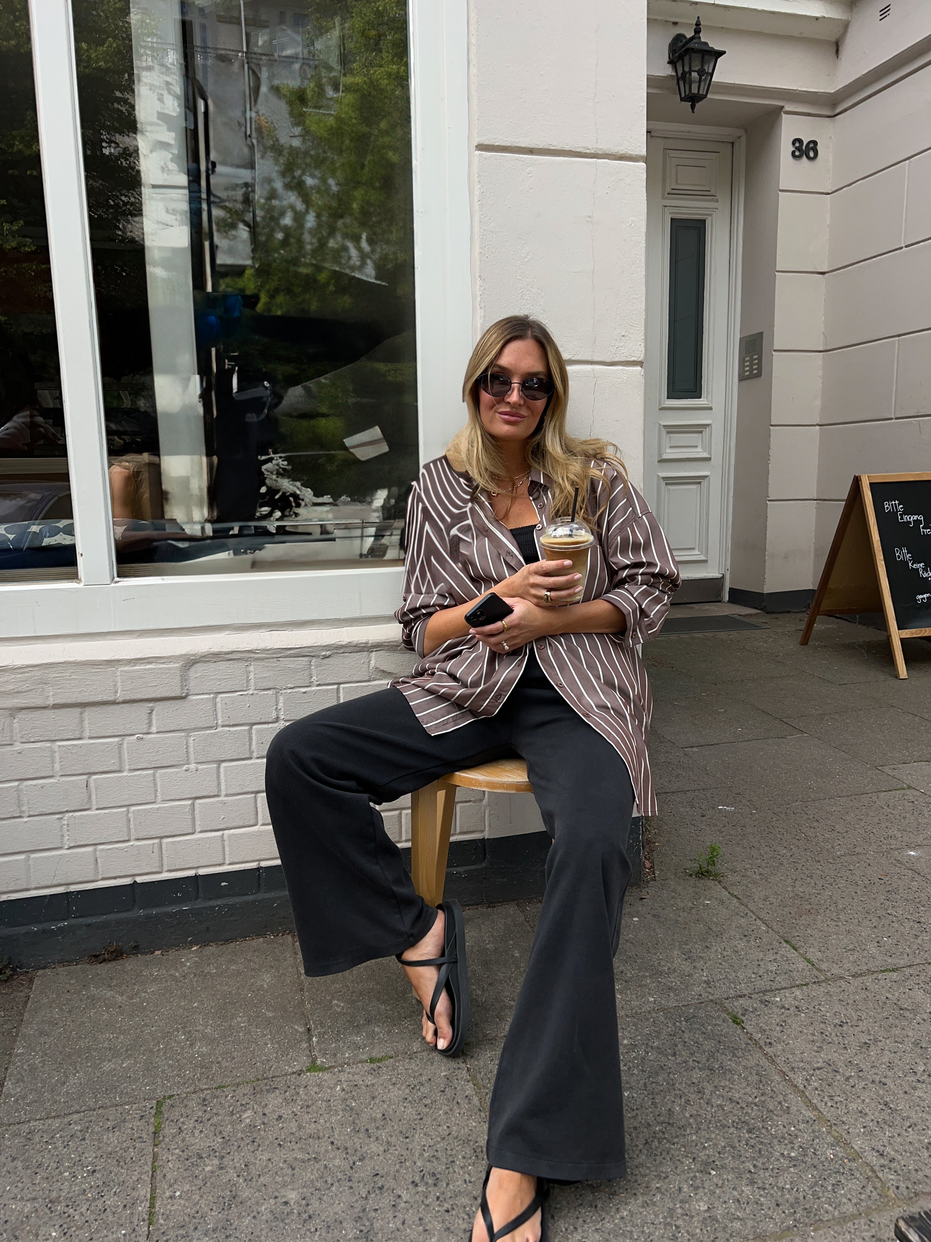 SOHO STUDIOS ANNABELLE Hose washed black