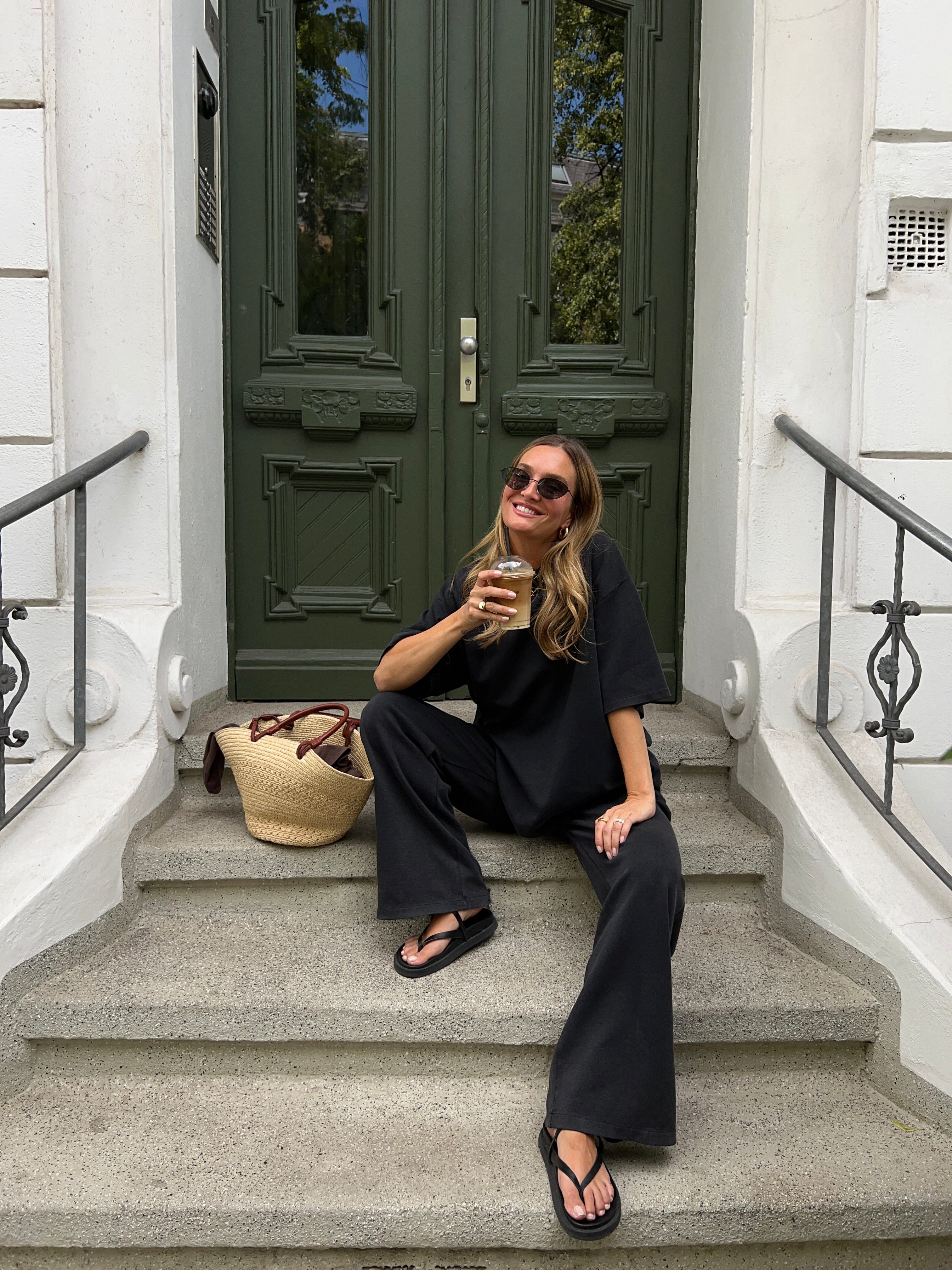 SOHO STUDIOS ANNABELLE Hose washed black