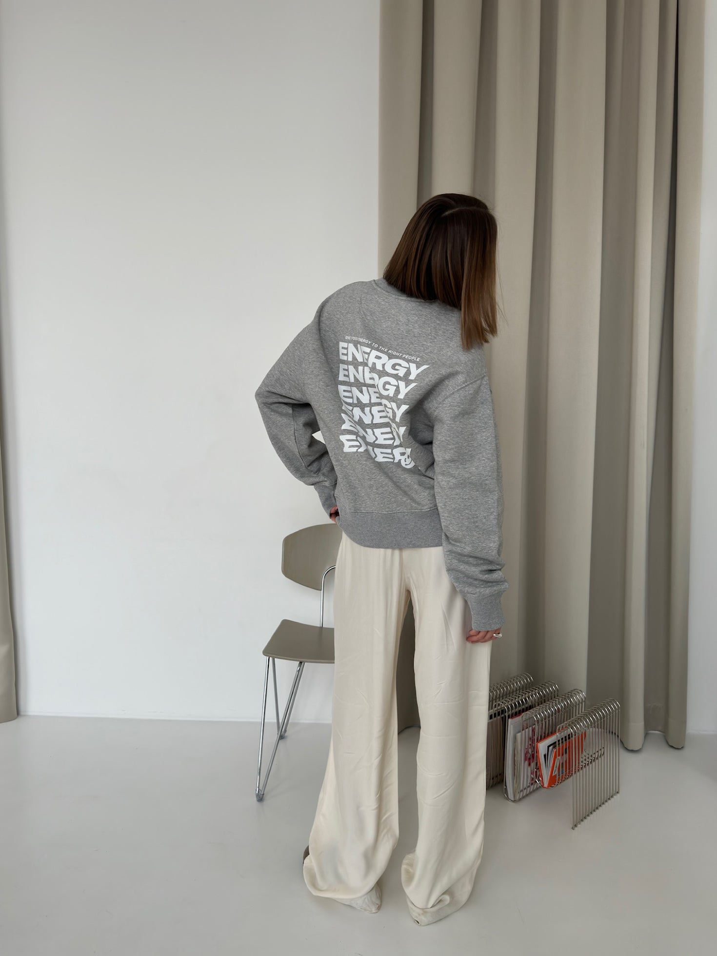 ENERGY Sweater grau - heysoho