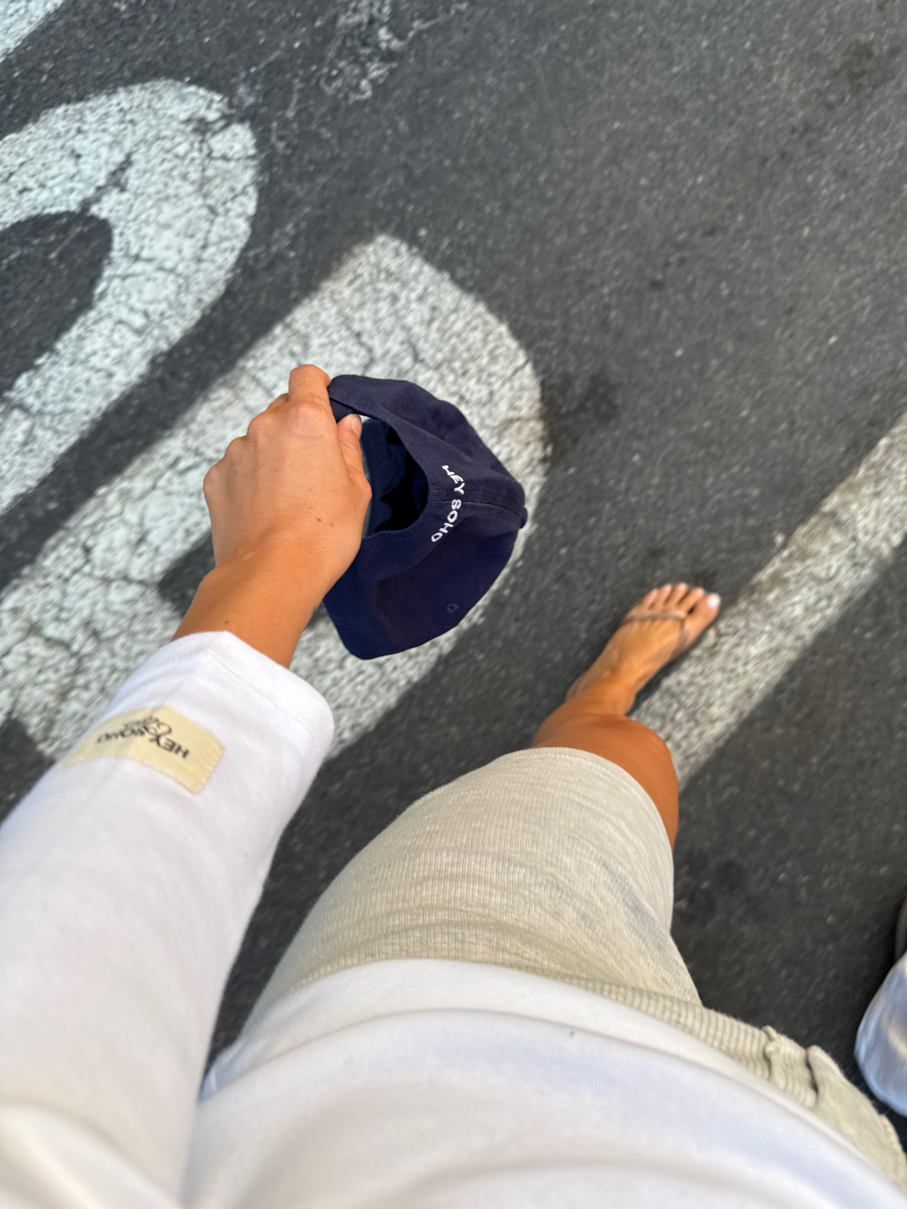 HEY SOHO RIB LONGSLEEVE white