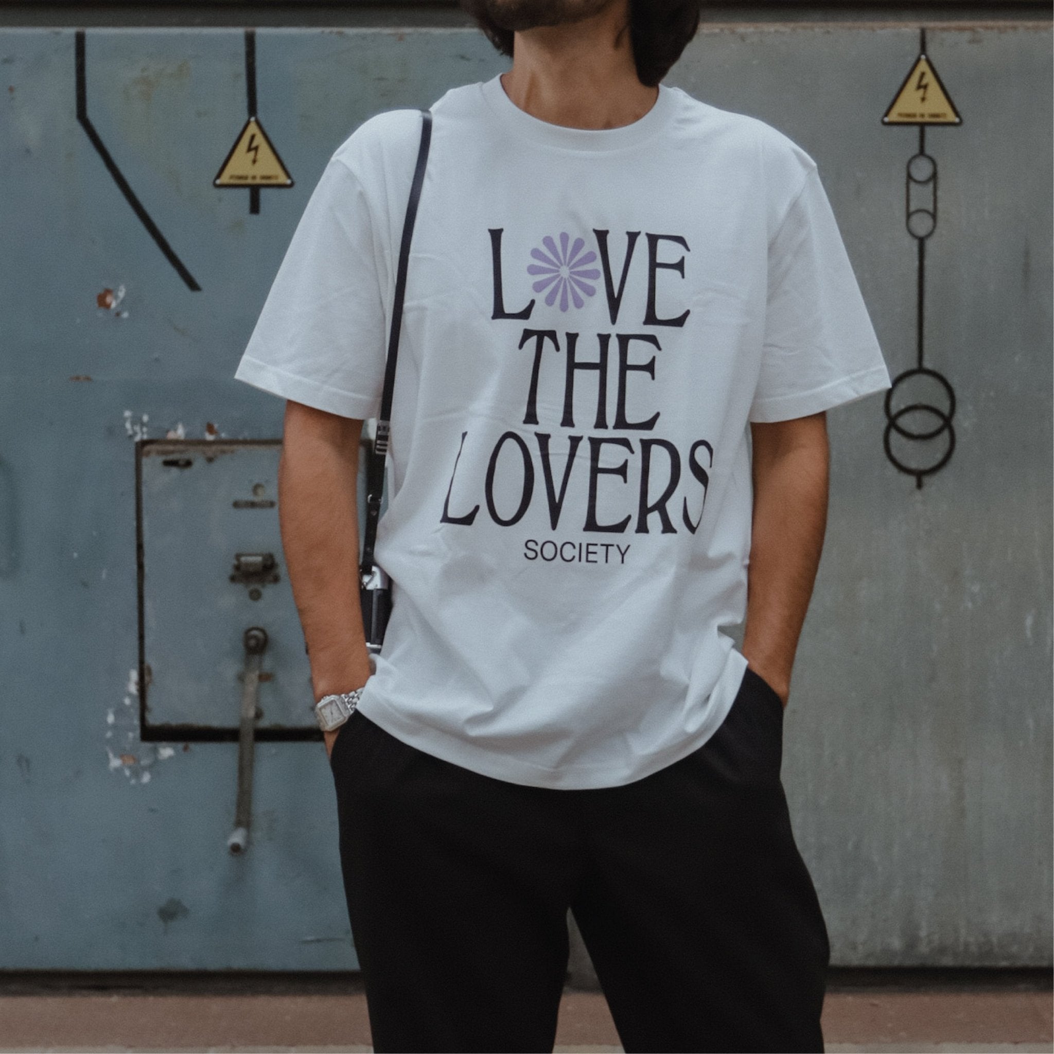 Love the Lovers T-Shirt offwhite - heysoho