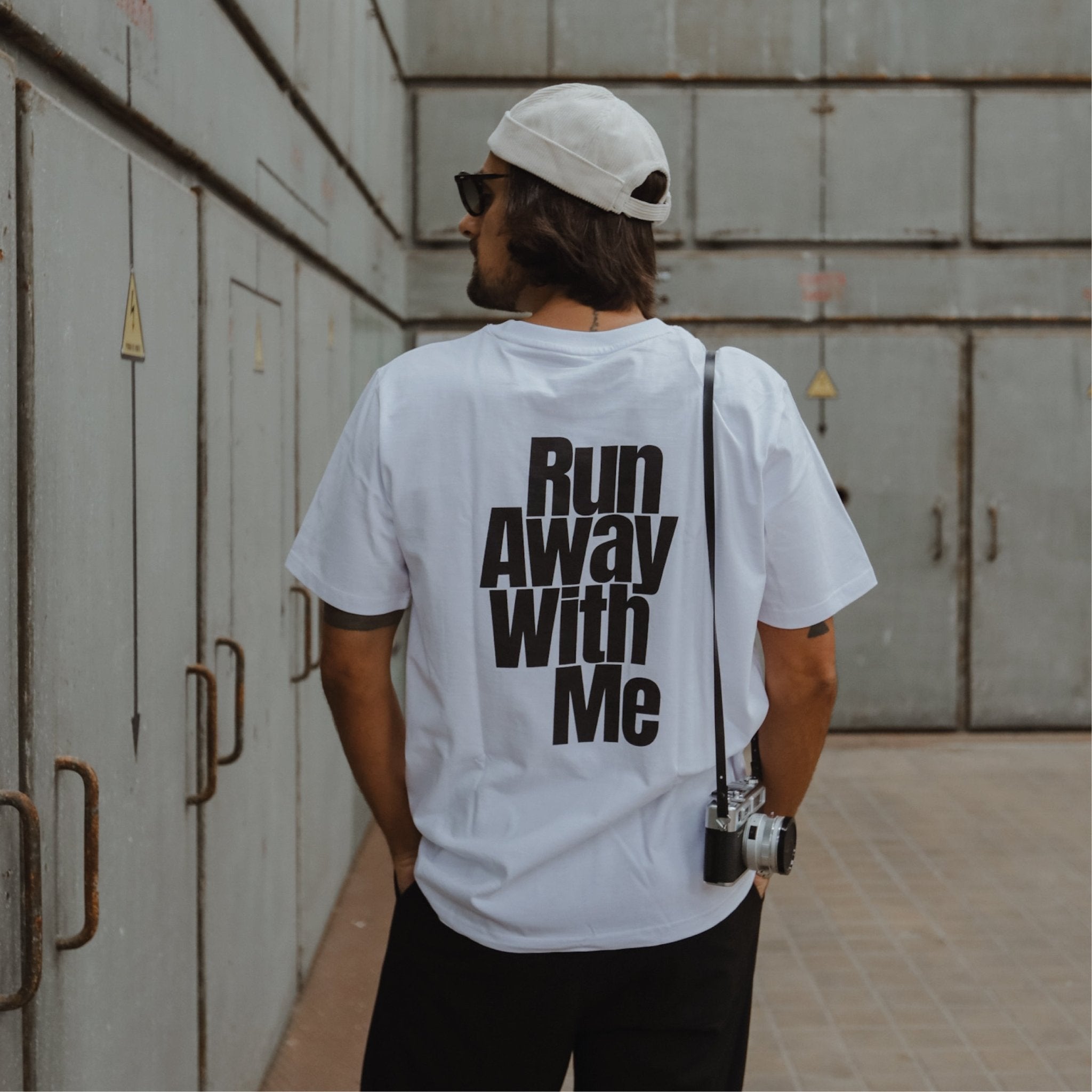 Run Away T-Shirt weiß - heysoho