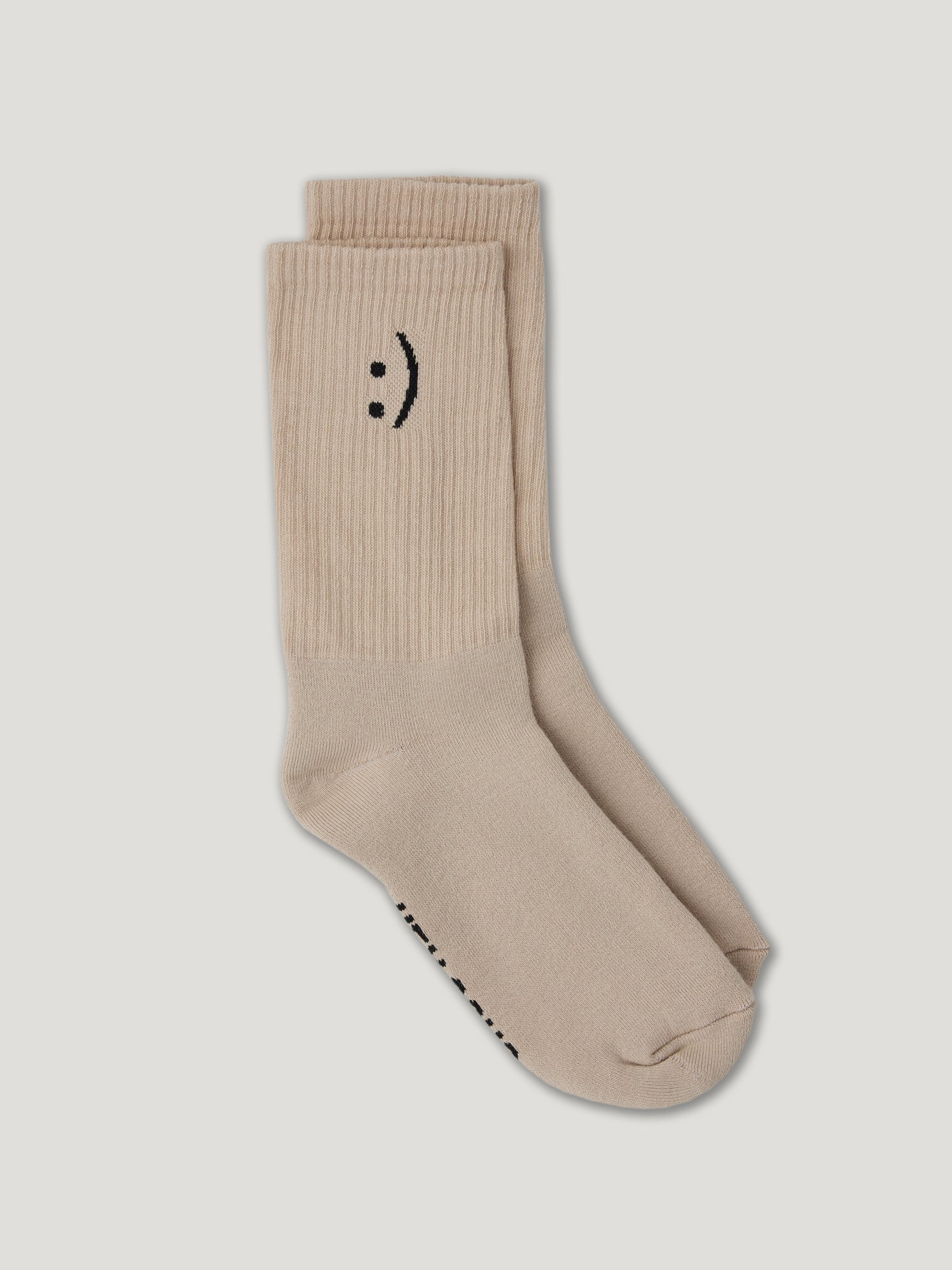 Smiley Socken beige - heysoho